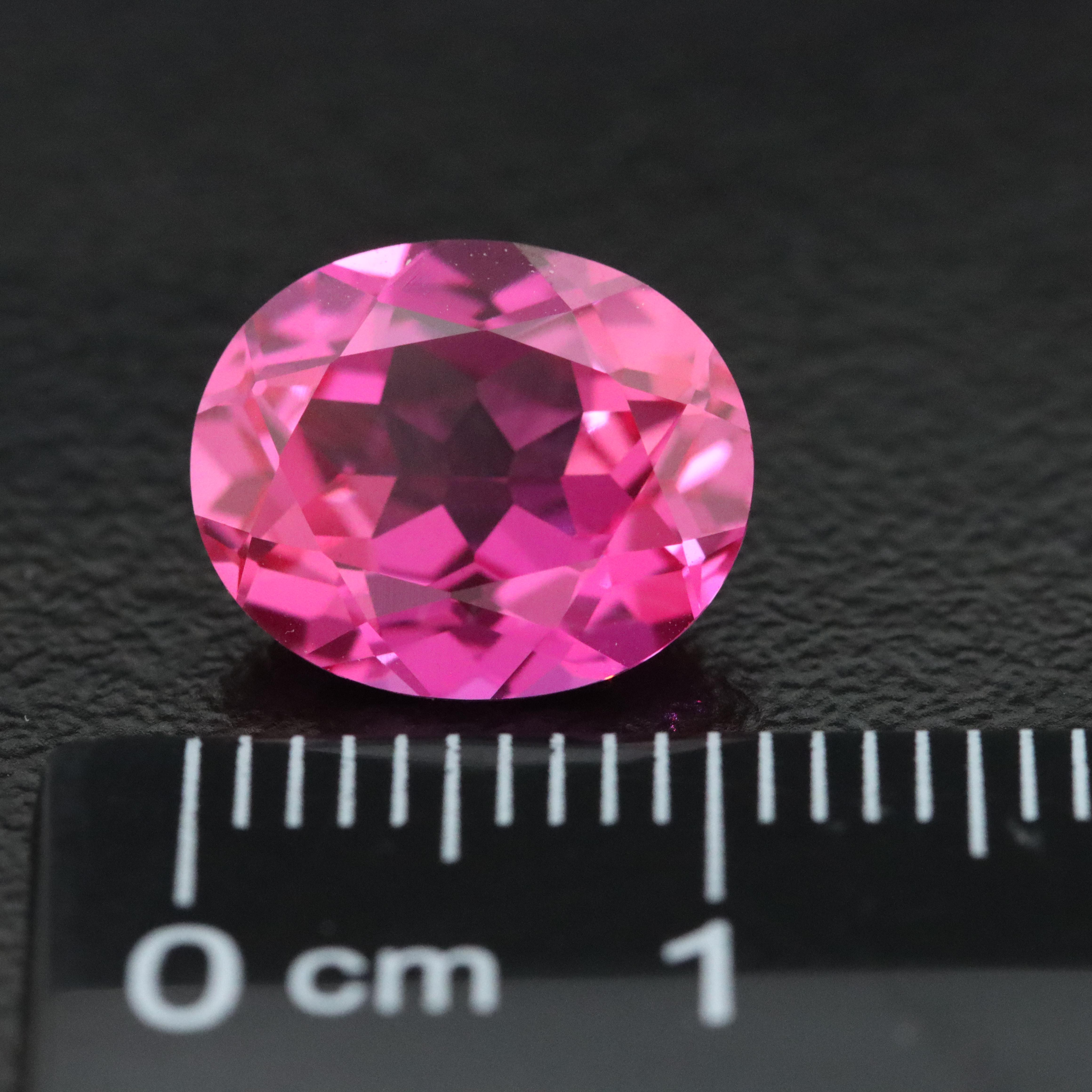 Loose 4.51 CT Lab Grown Ruby