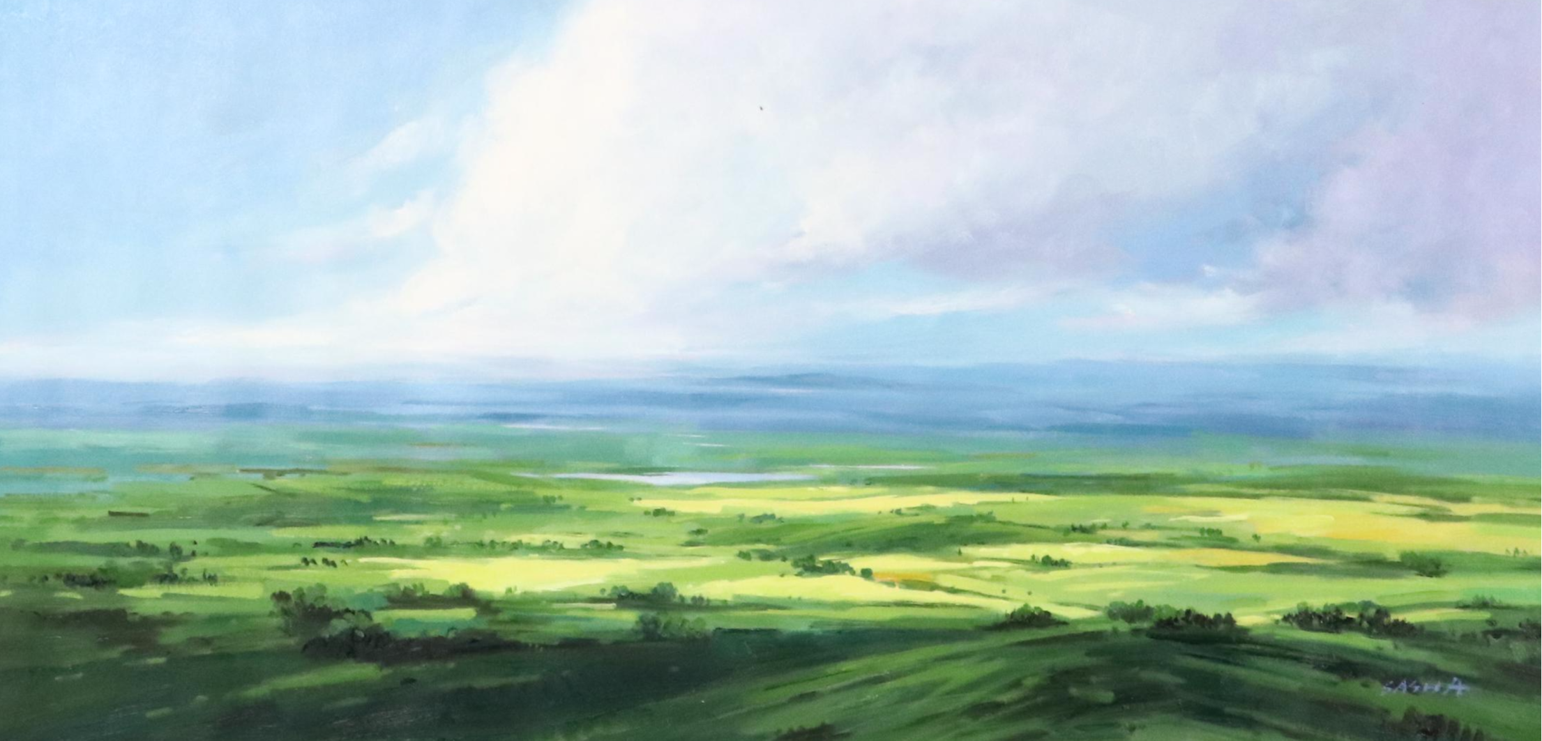 Sasha Landscape Oil Painting, 21st Century