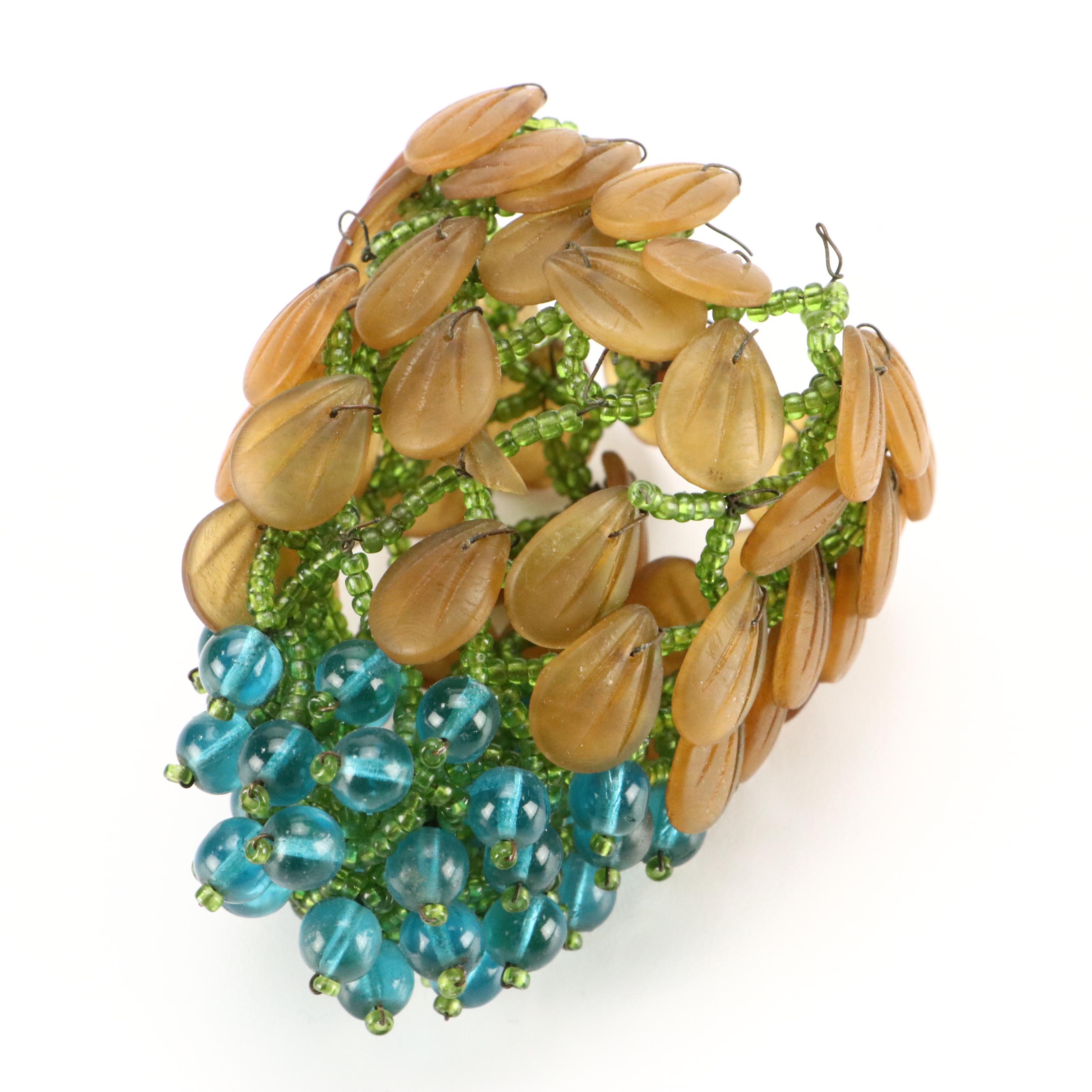 Czech Glass Beaded Light Shades Covers