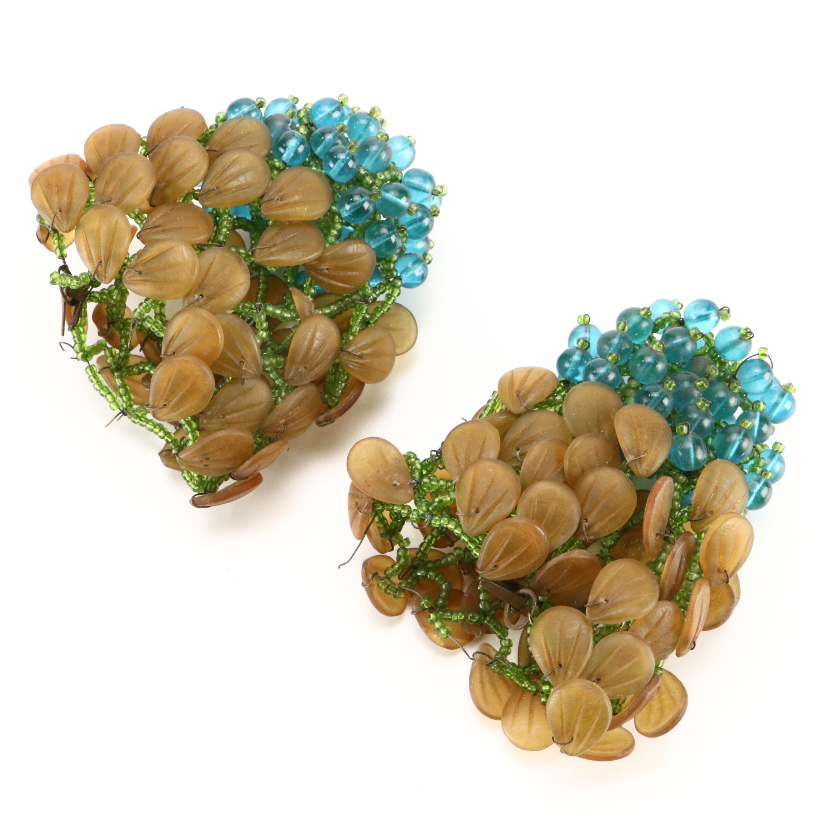 Czech Glass Beaded Light Shades Covers