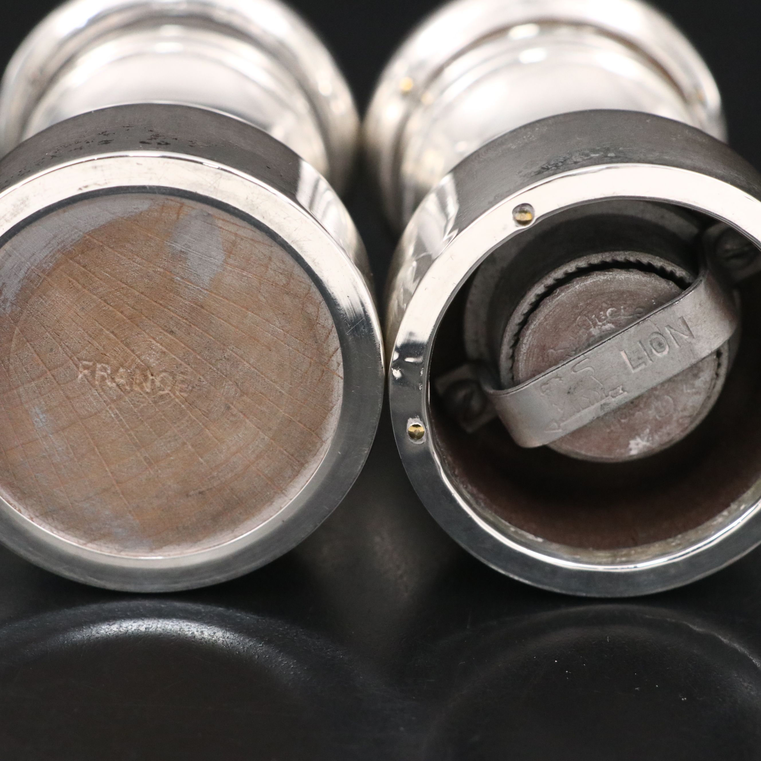 Prill Silver Co. Salt Shaker and Pepper Mill