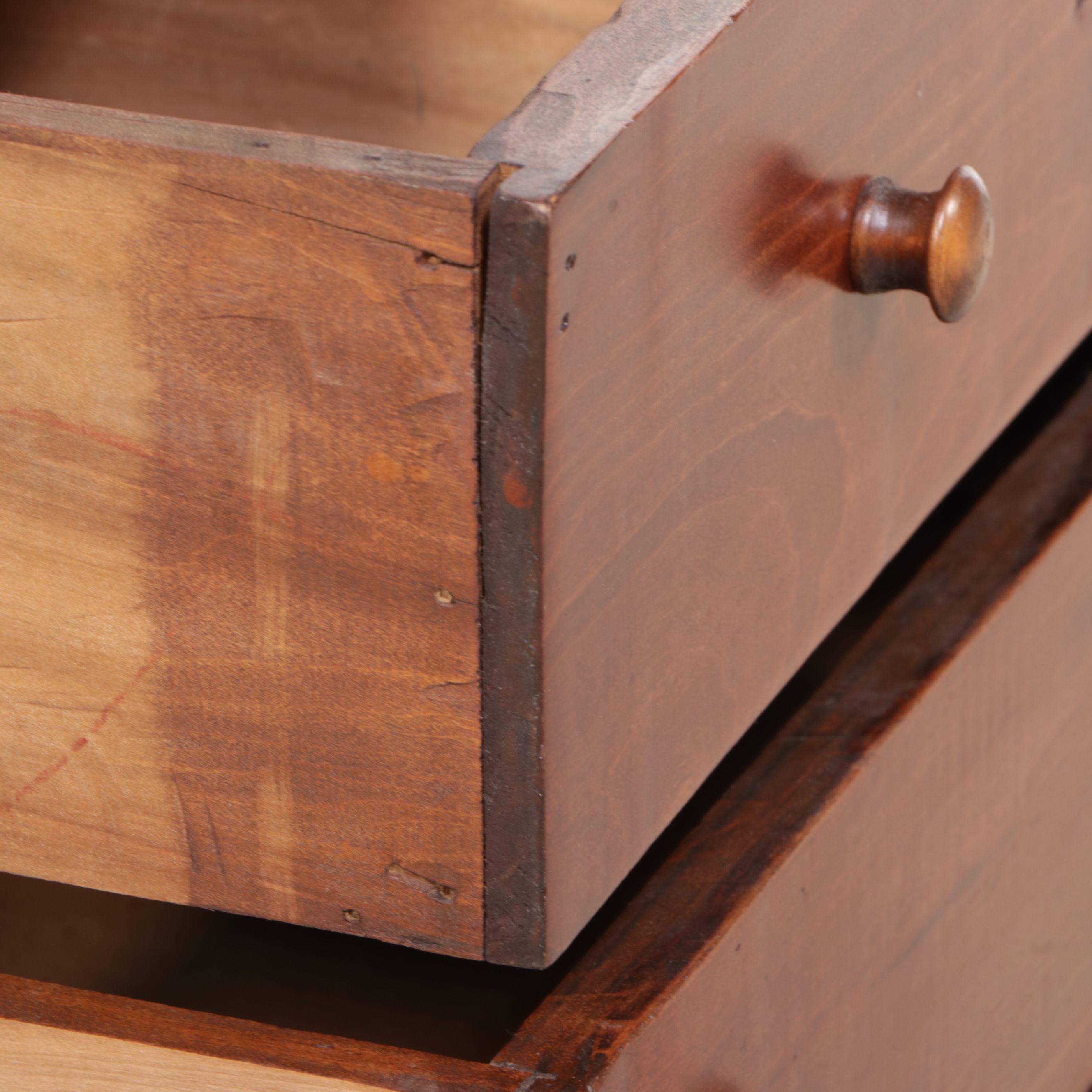 Shaker Style Cherry Children's Four-Drawer Dresser