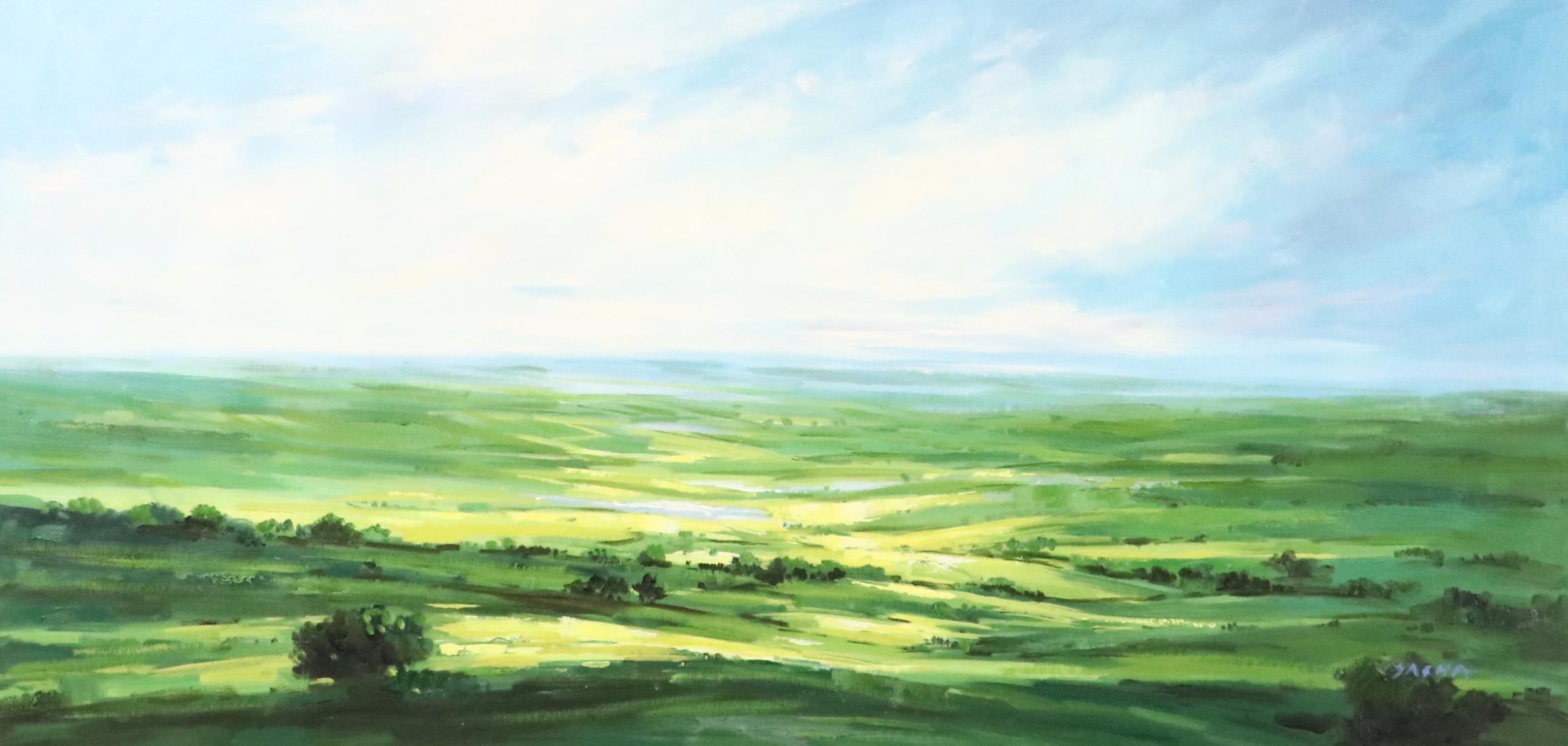 Sasha Landscape Oil Painting, 21st Century