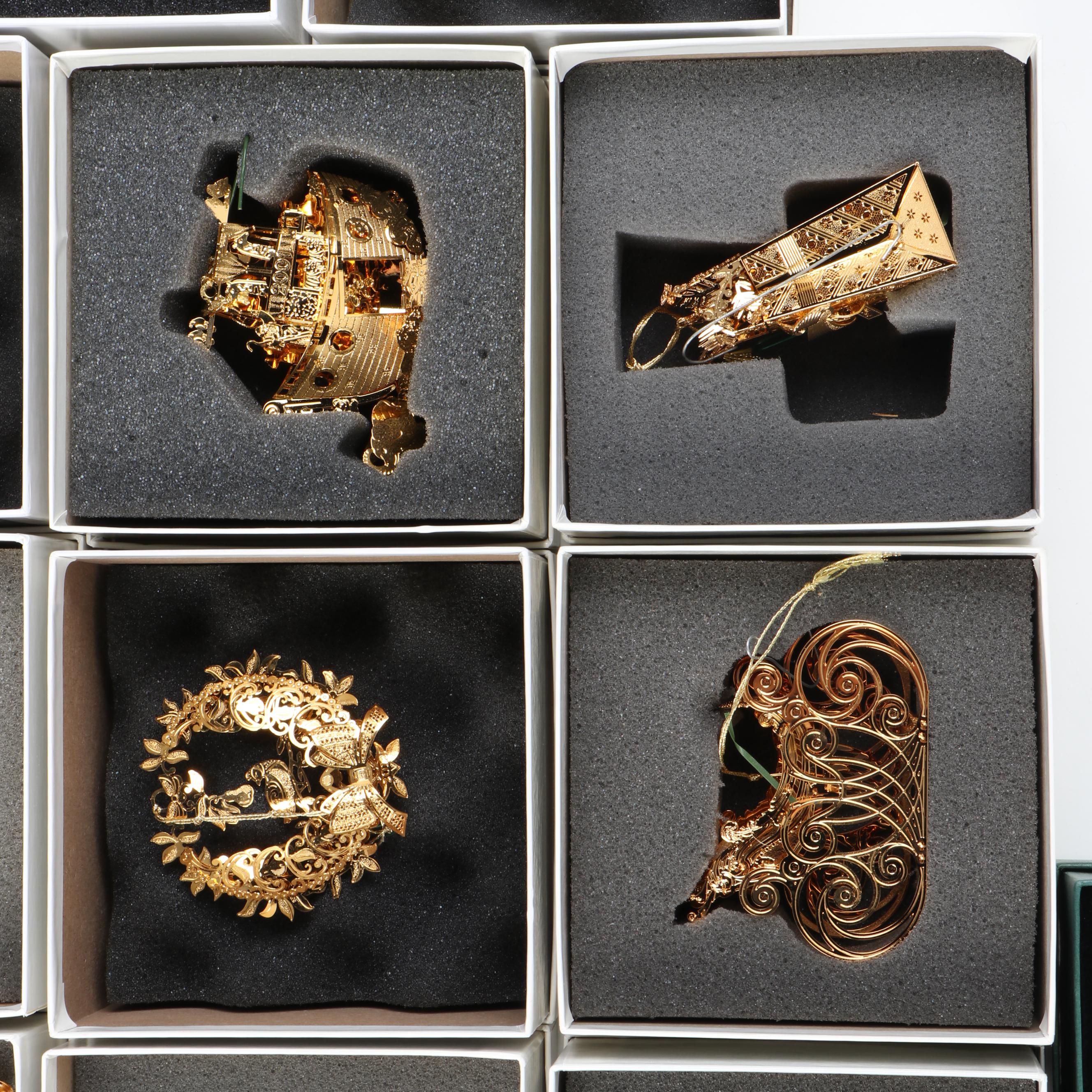 The Danbury Mint "Away in a Manger" and More Annual Christmas Ornaments