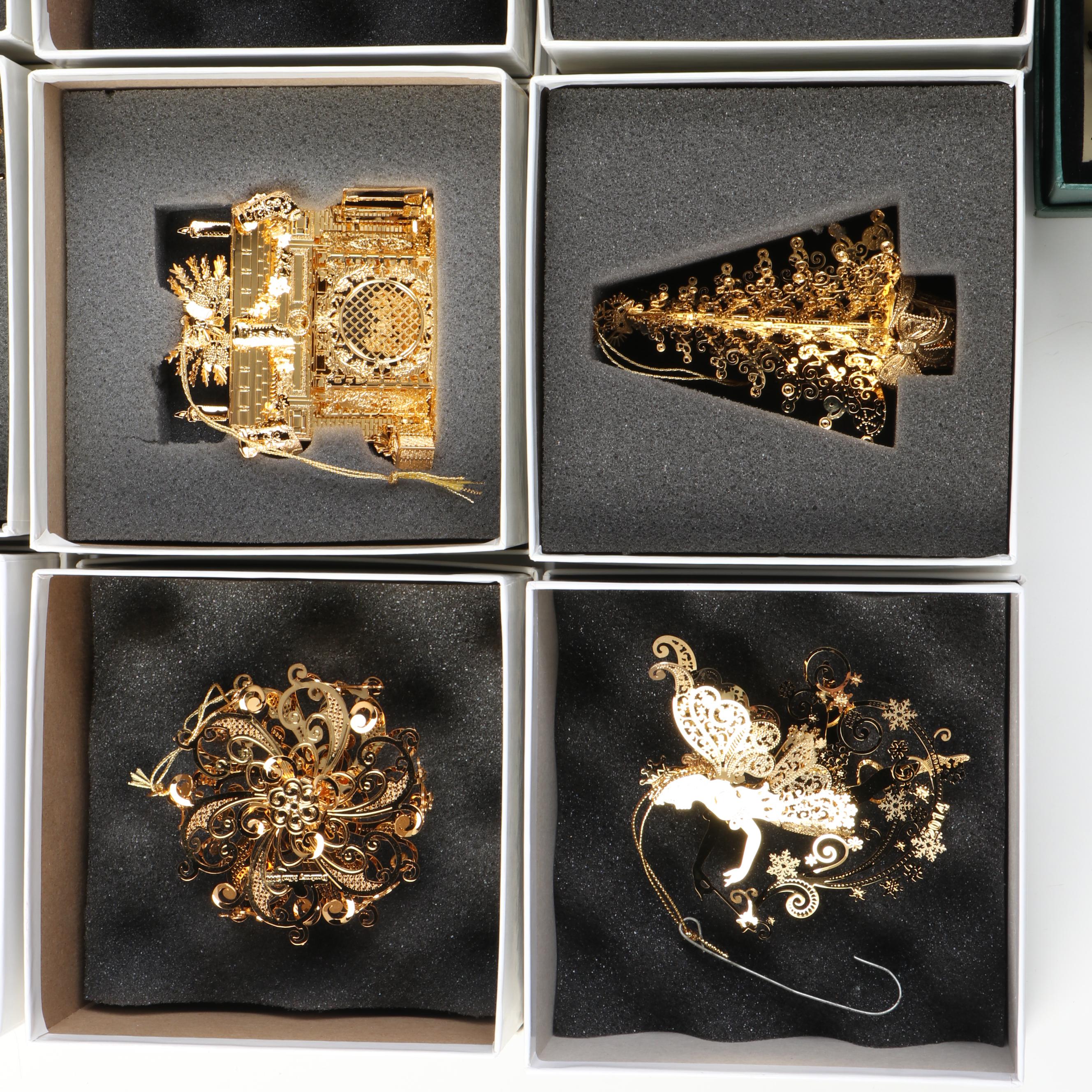 The Danbury Mint "Away in a Manger" and More Annual Christmas Ornaments