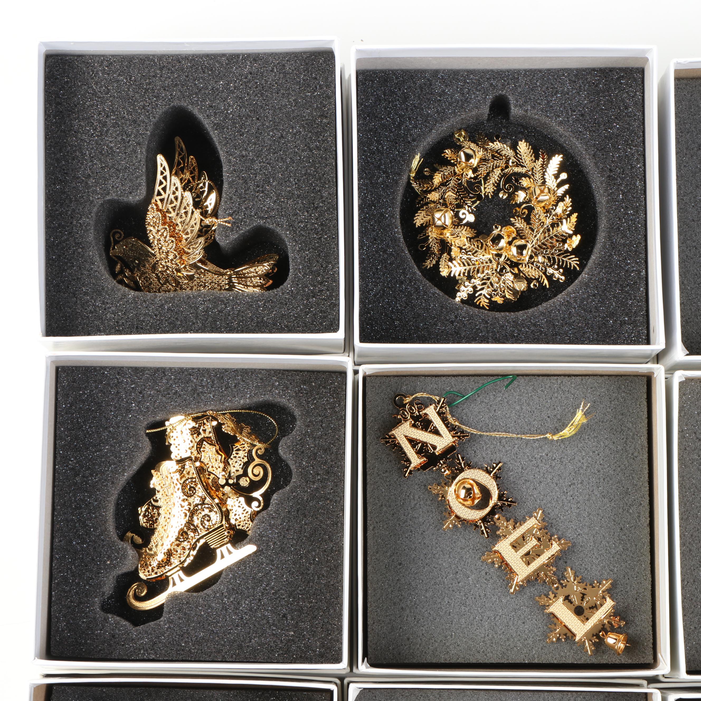 The Danbury Mint "Away in a Manger" and More Annual Christmas Ornaments