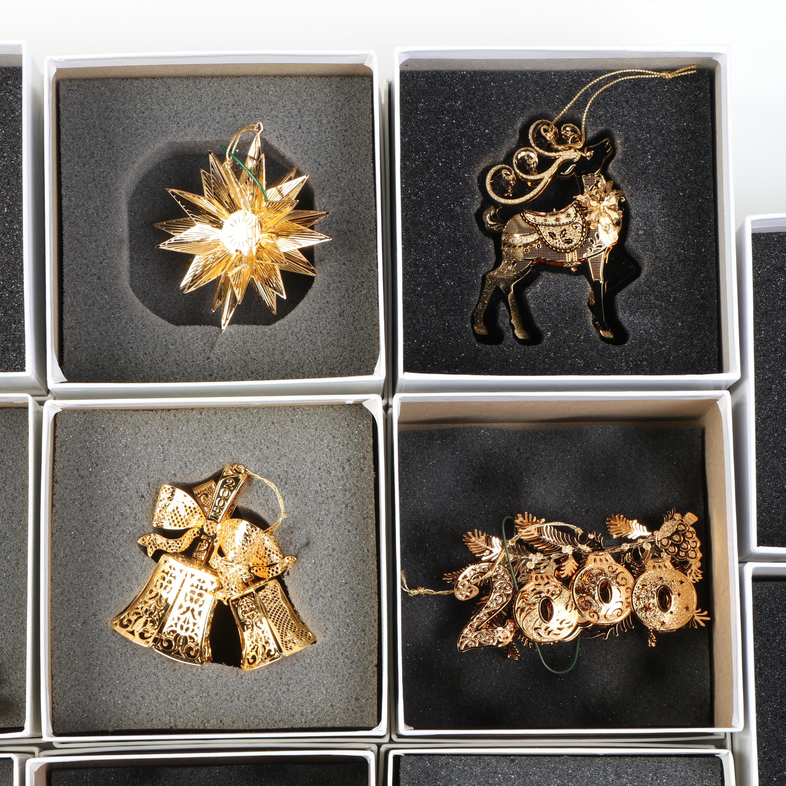 The Danbury Mint "Away in a Manger" and More Annual Christmas Ornaments