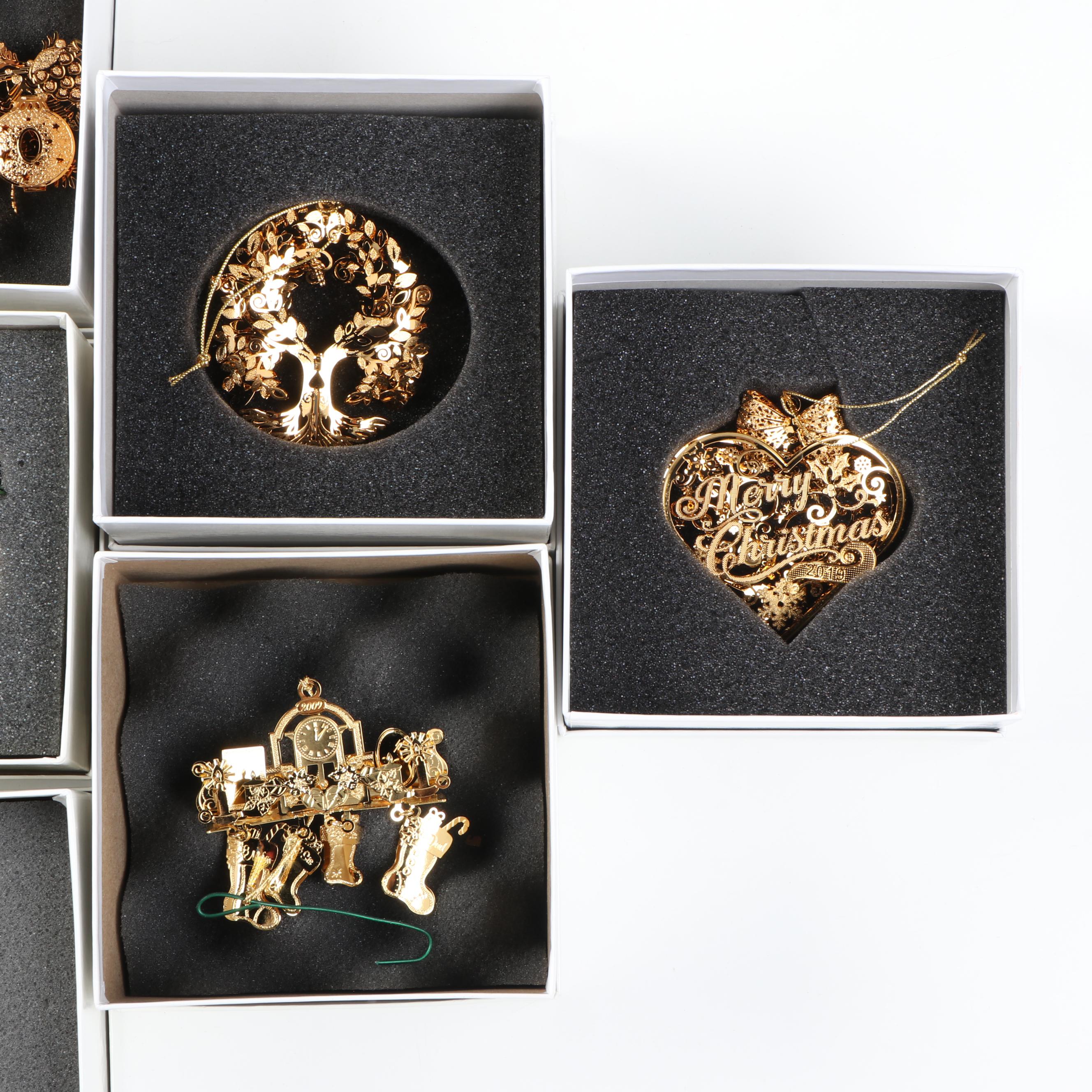 The Danbury Mint "Away in a Manger" and More Annual Christmas Ornaments