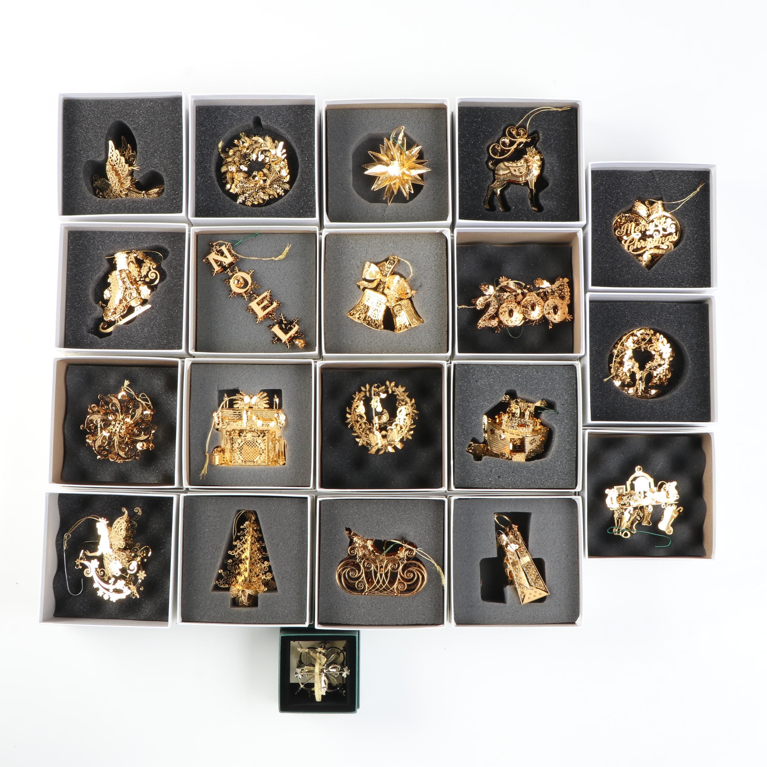 The Danbury Mint "Away in a Manger" and More Annual Christmas Ornaments