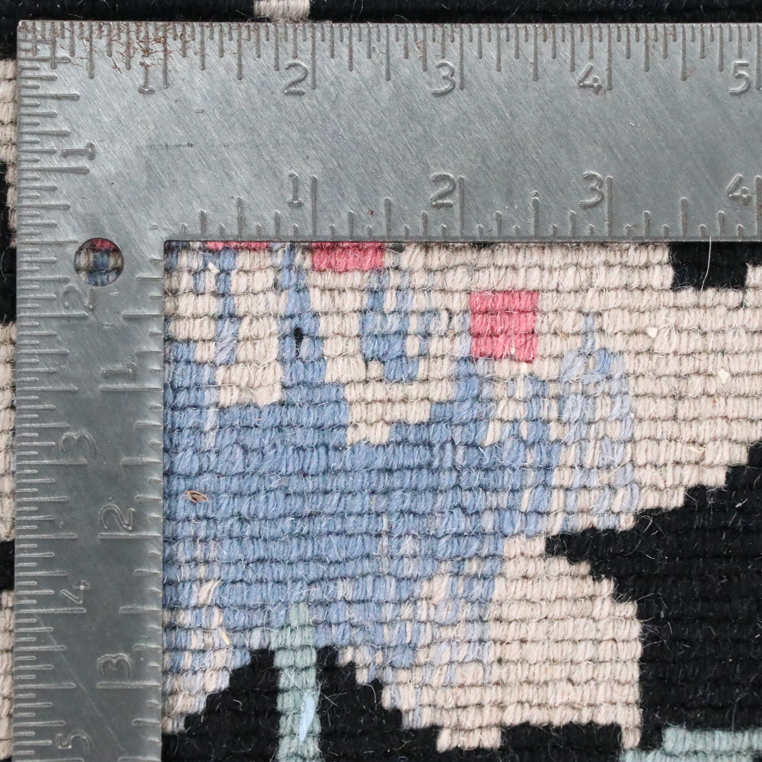 5'6 x 9'5 Hand-Knotted and Carved Chinese Art Nichols Style Floral Area Rug