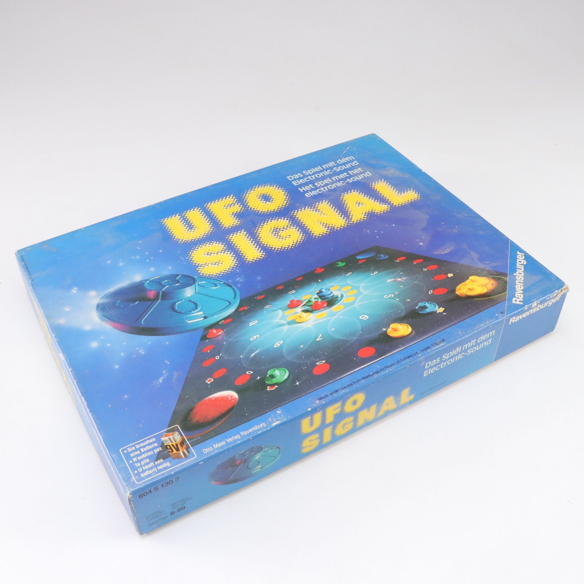 UFO Signal with German, French, Portuguese & Other Board Games, Mid-Late 20th C.