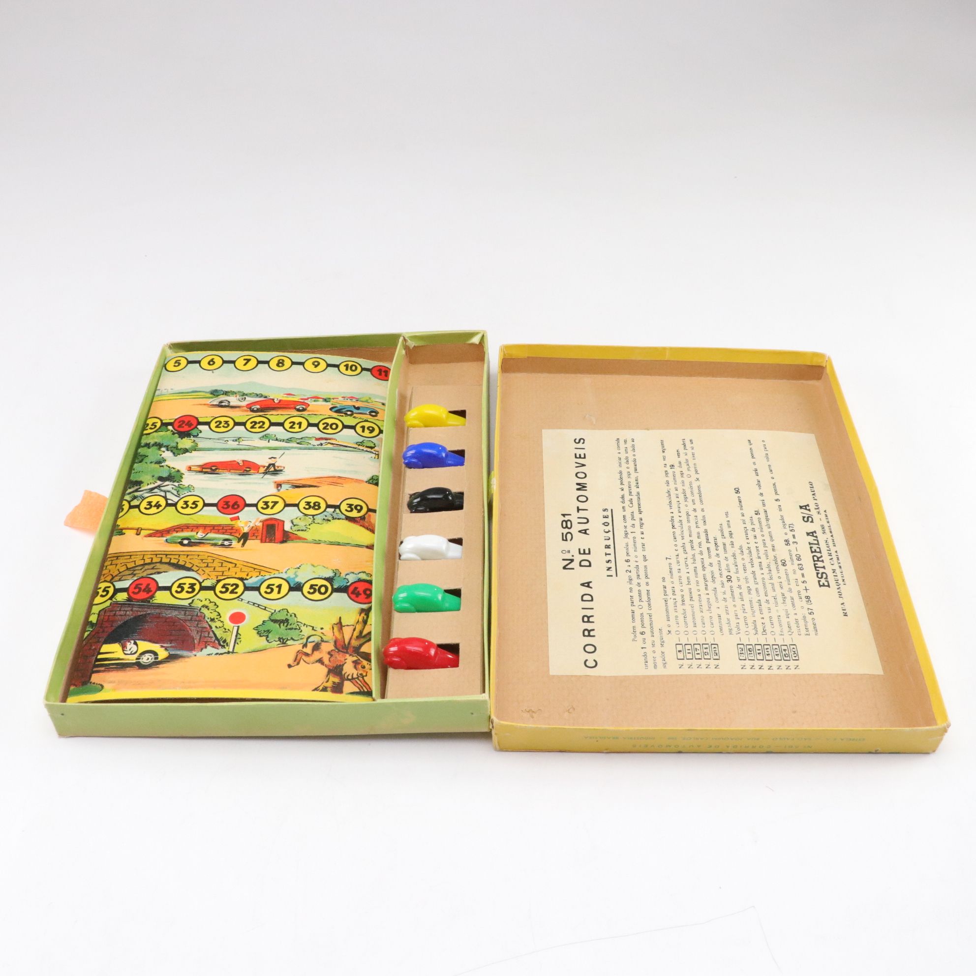 UFO Signal with German, French, Portuguese & Other Board Games, Mid-Late 20th C.