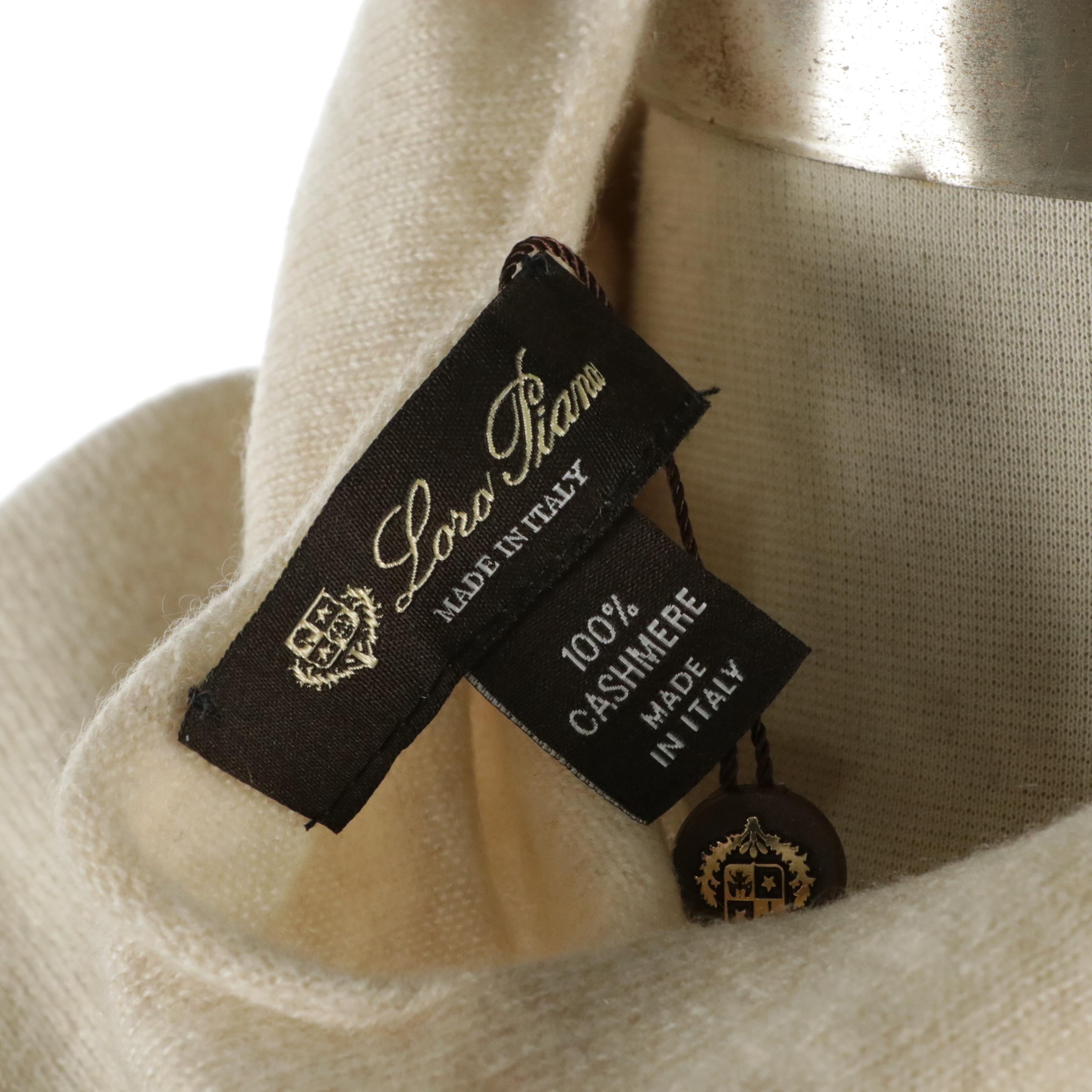 Loro Piana Cashmere Sleeveless Shawl Wrap with Tag and Box