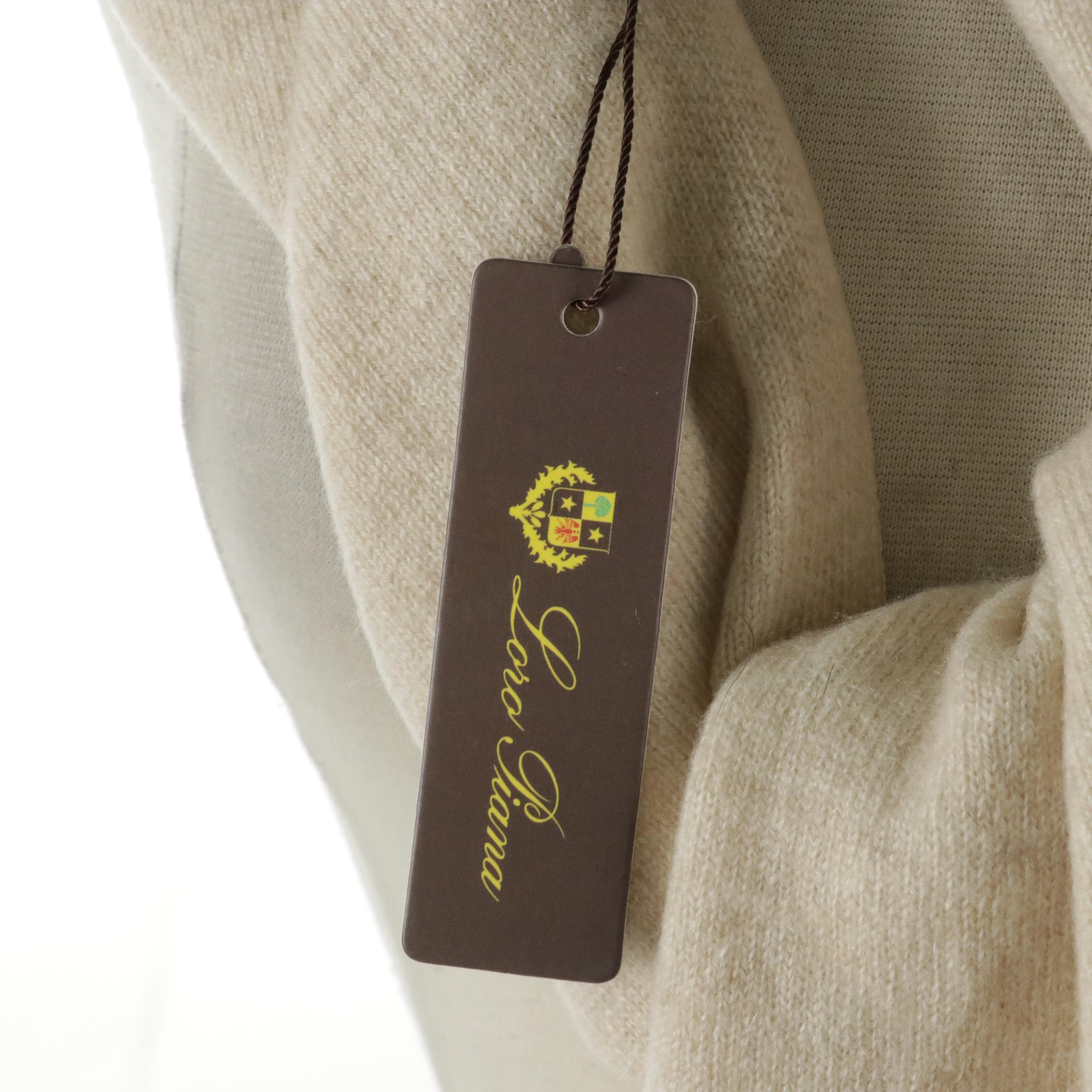 Loro Piana Cashmere Sleeveless Shawl Wrap with Tag and Box