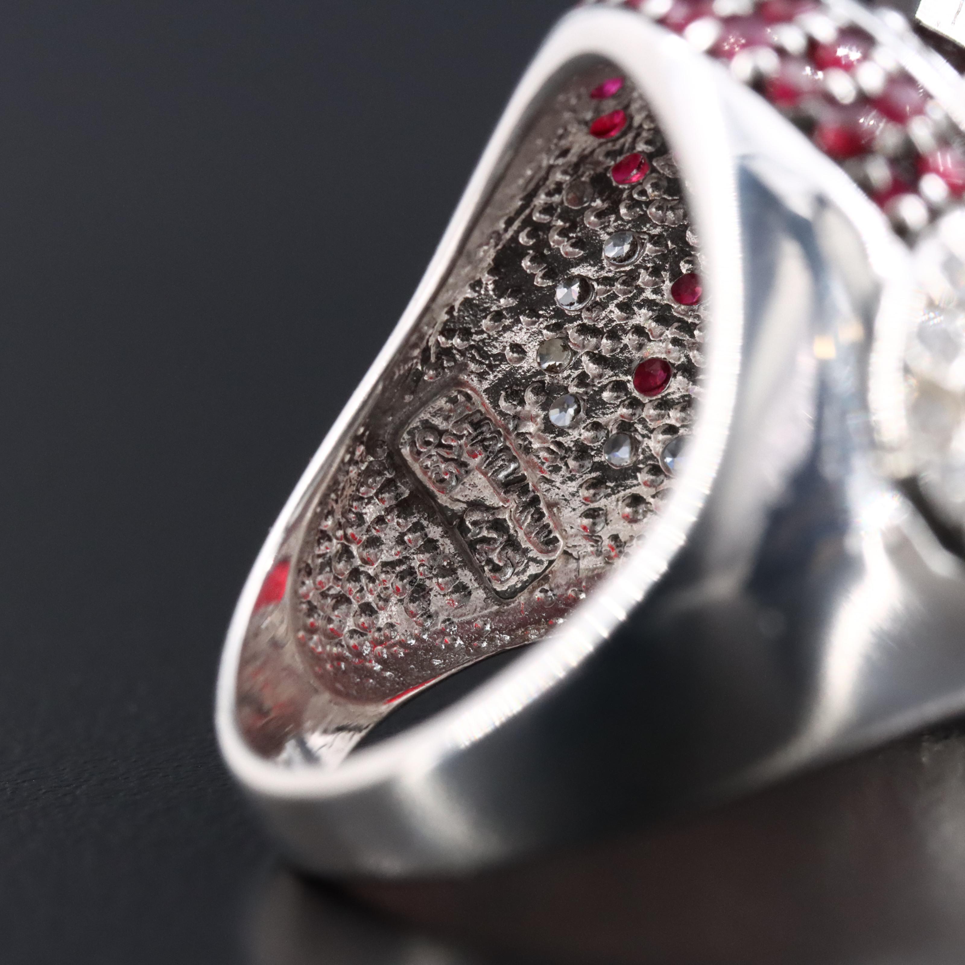 Sterling Silver Multicolored Gemstone Ring