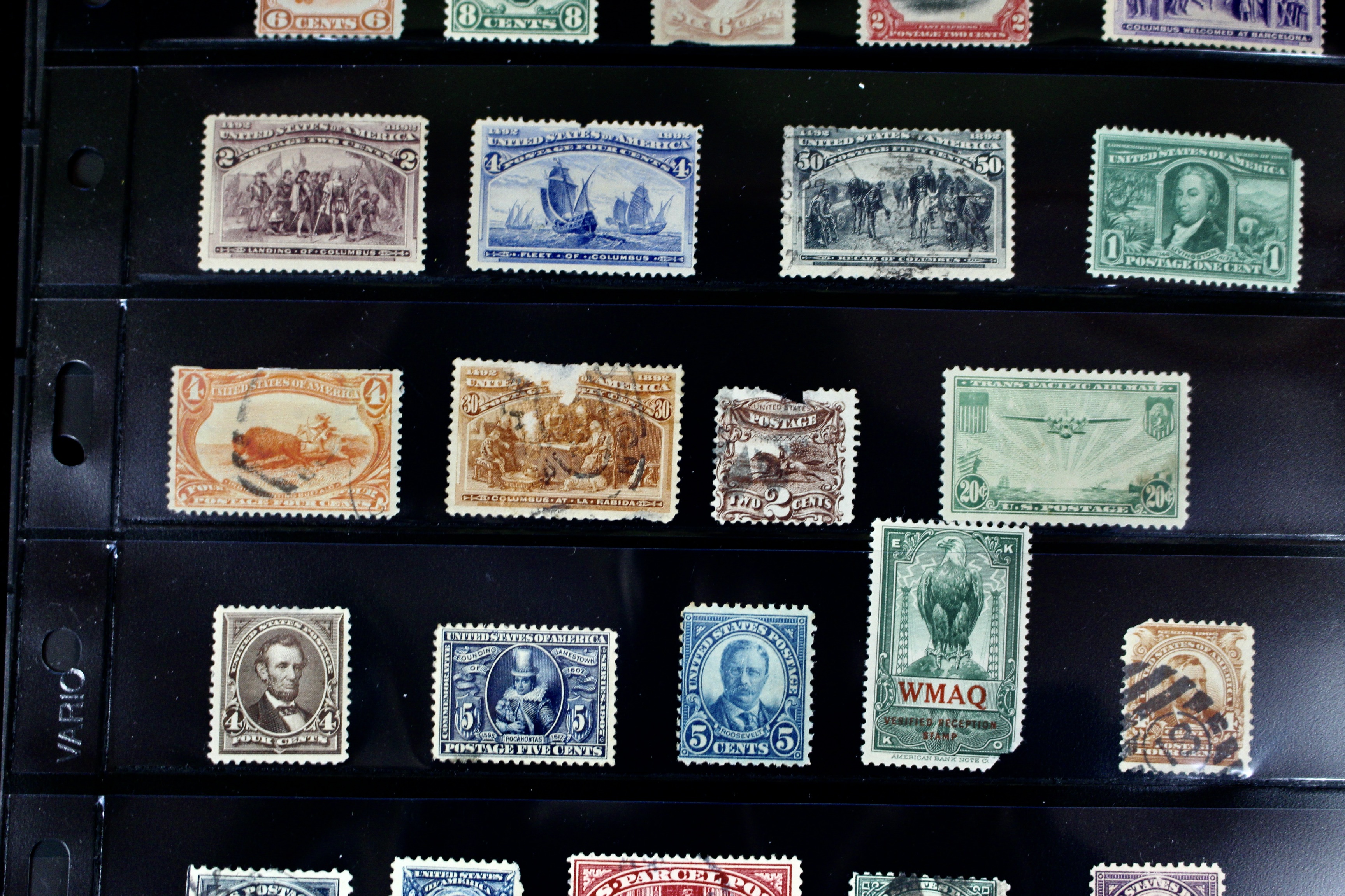 Ninety-Seven Mint and Used Early U.S. Postage Stamps