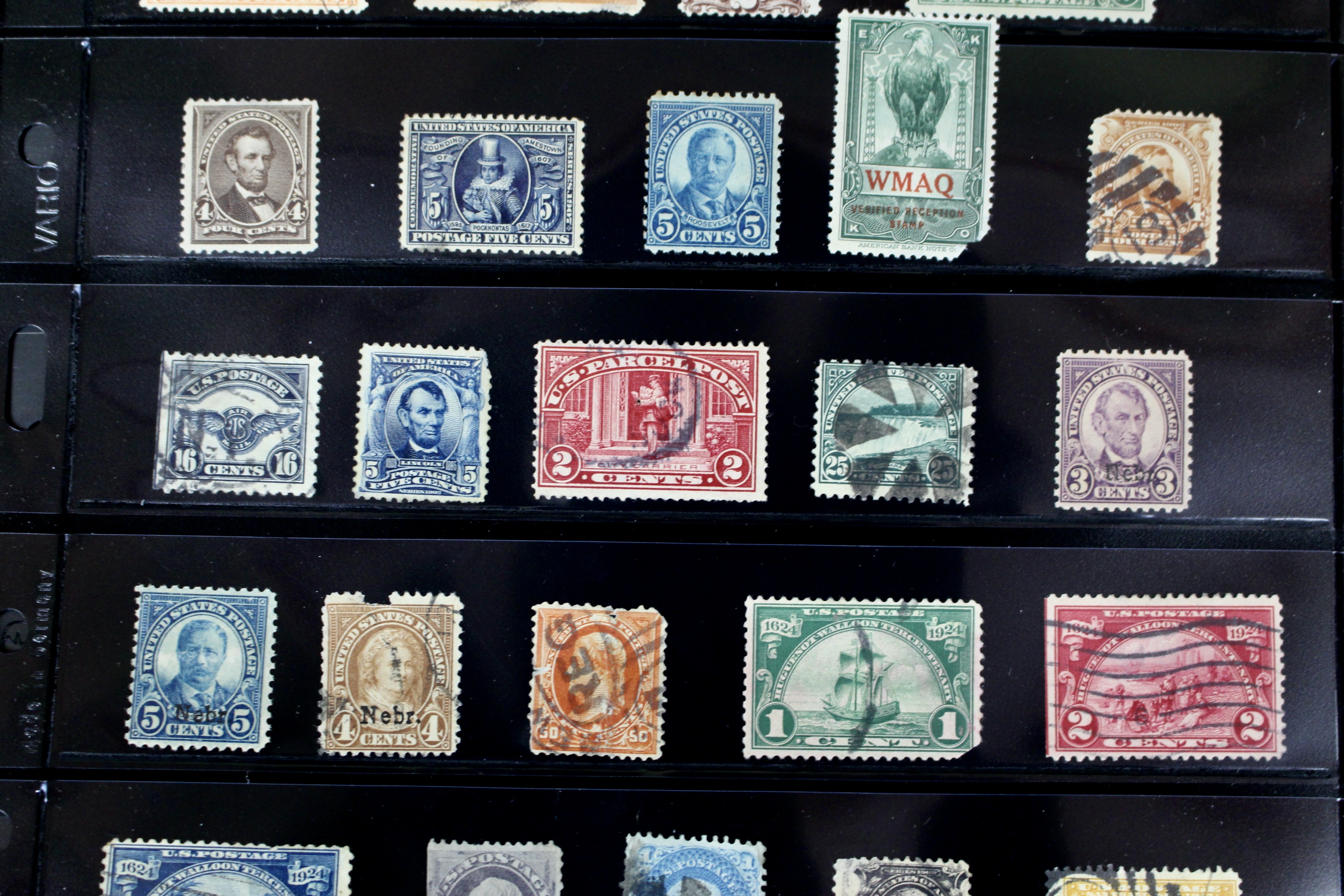 Ninety-Seven Mint and Used Early U.S. Postage Stamps