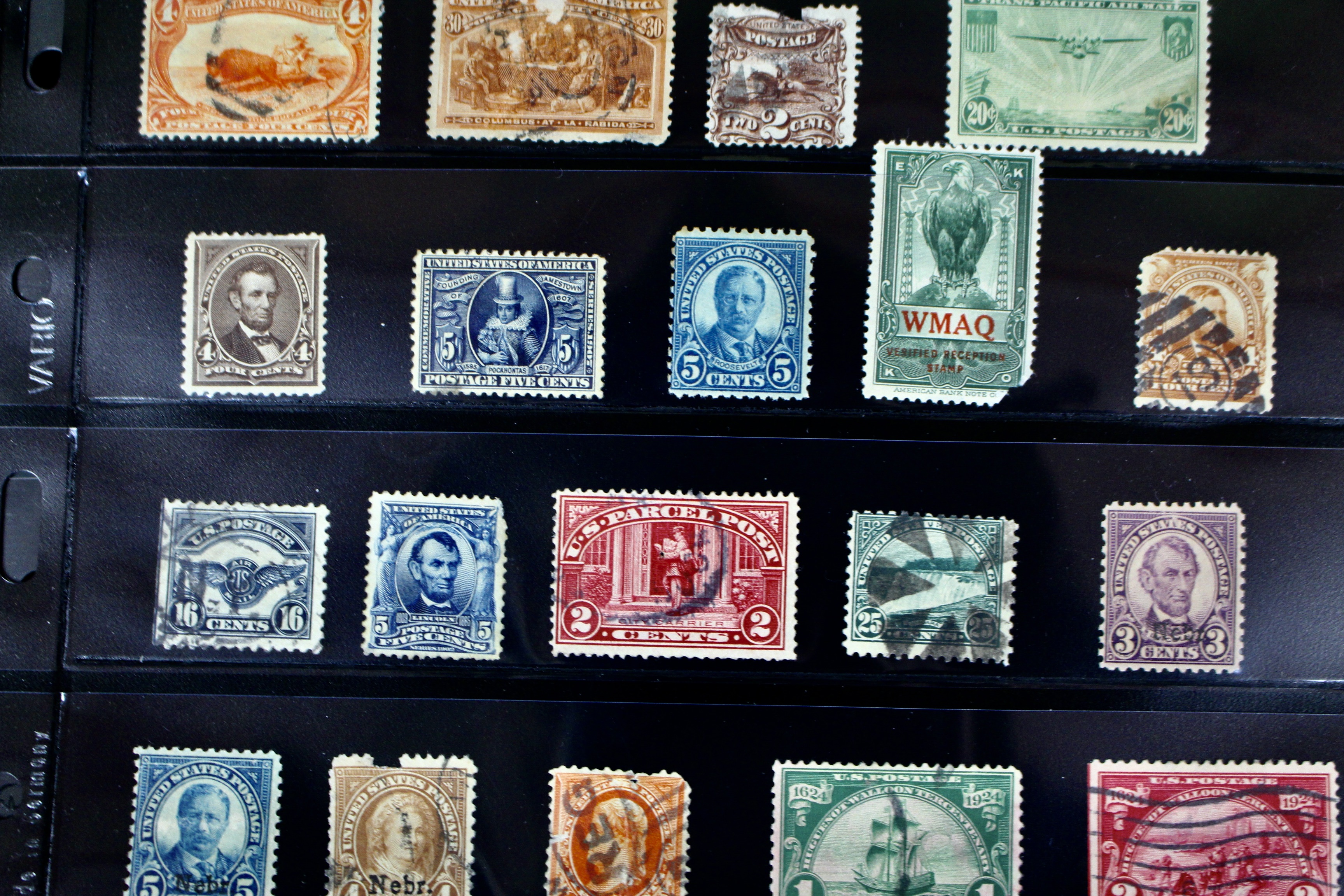Ninety-Seven Mint and Used Early U.S. Postage Stamps