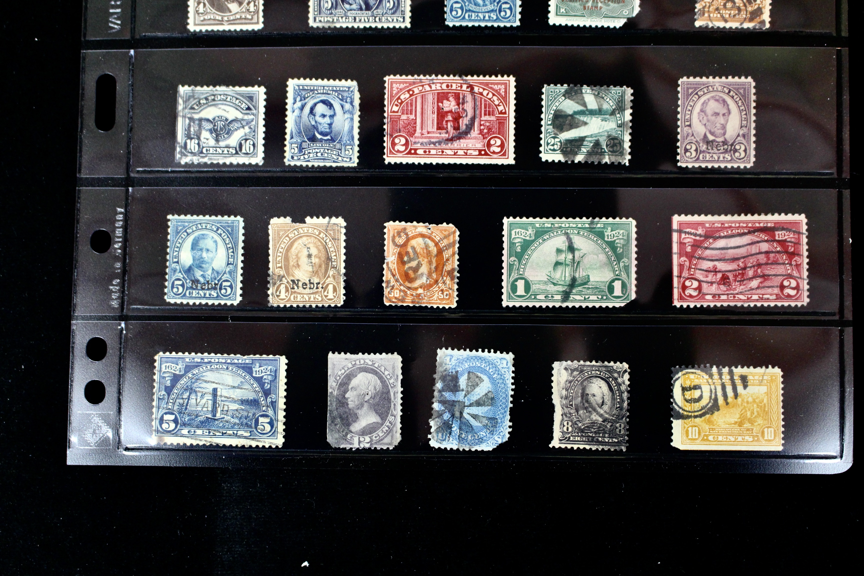 Ninety-Seven Mint and Used Early U.S. Postage Stamps