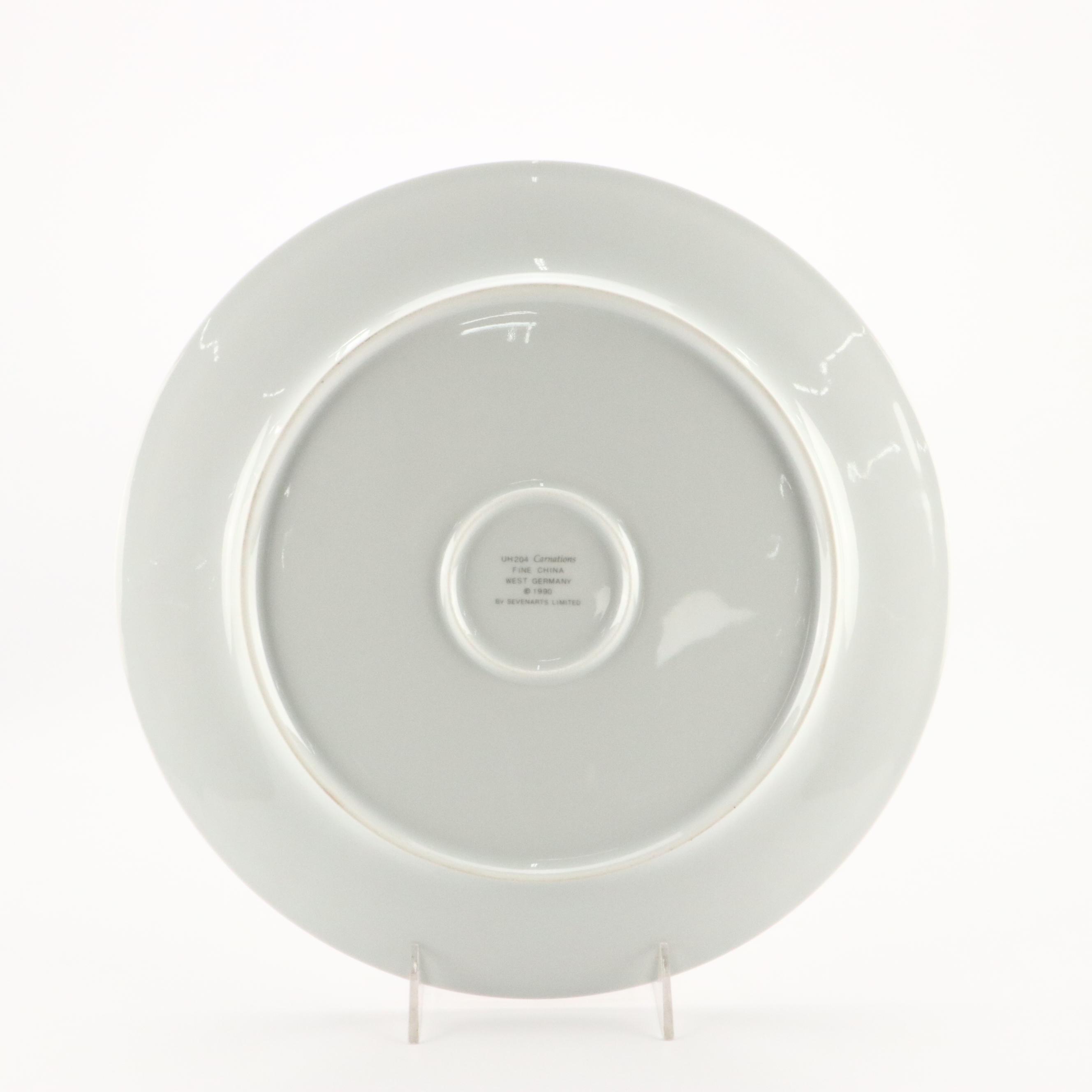 Erté for Sevenarts Limited "Carnations" and More Porcelain Collector Plates