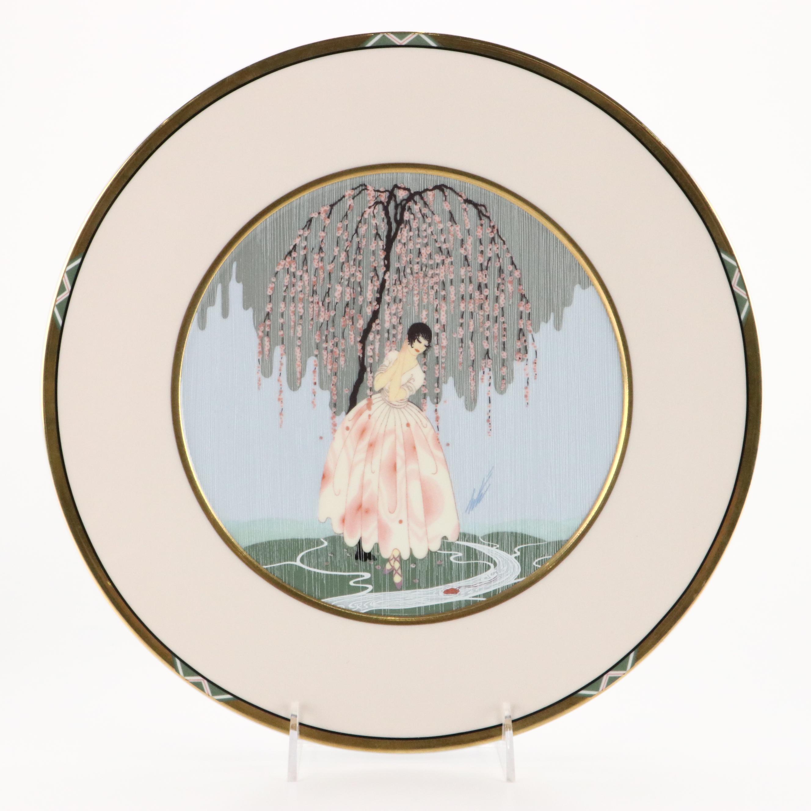 Erté for Sevenarts Limited "Carnations" and More Porcelain Collector Plates