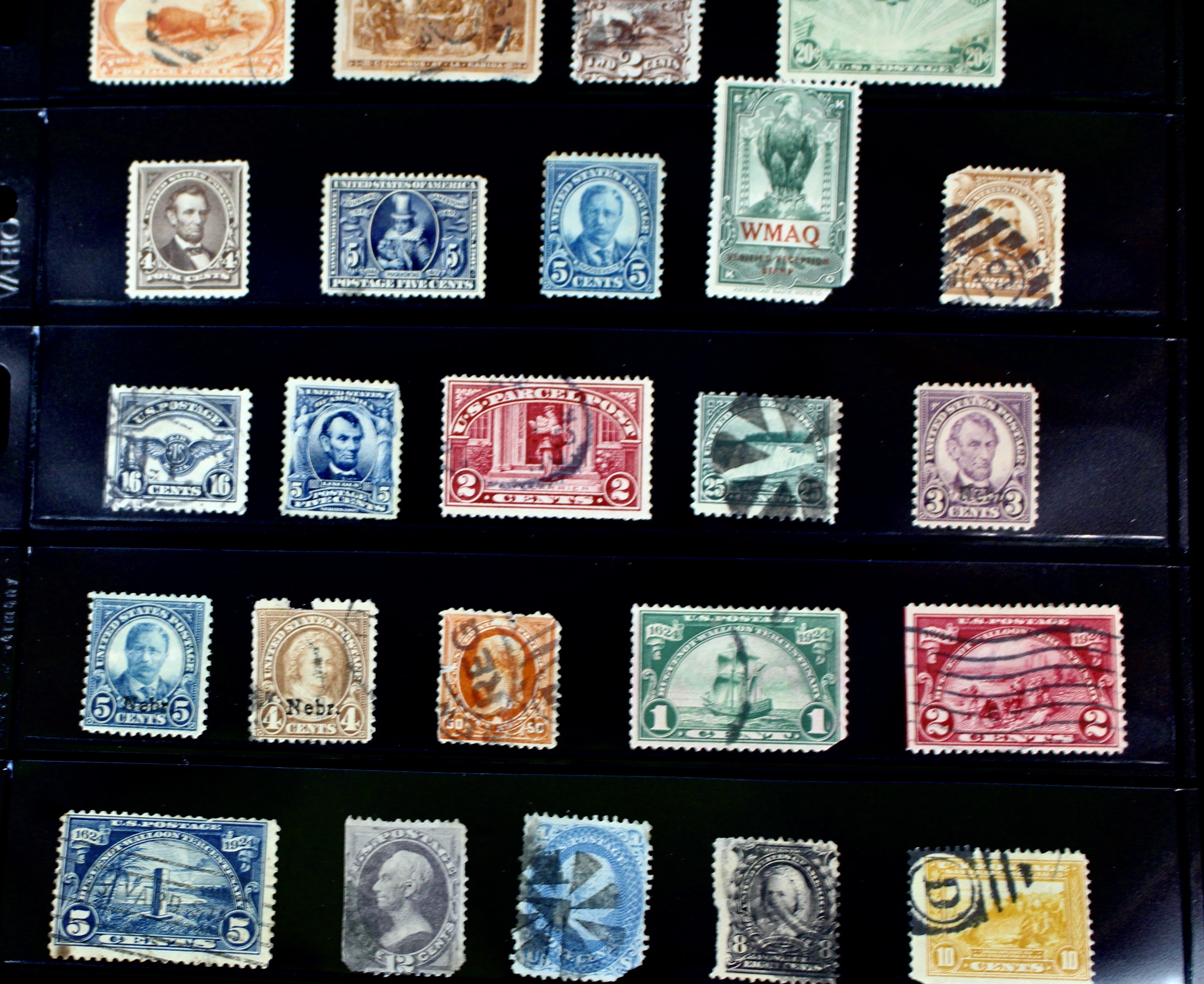Ninety-Seven Mint and Used Early U.S. Postage Stamps