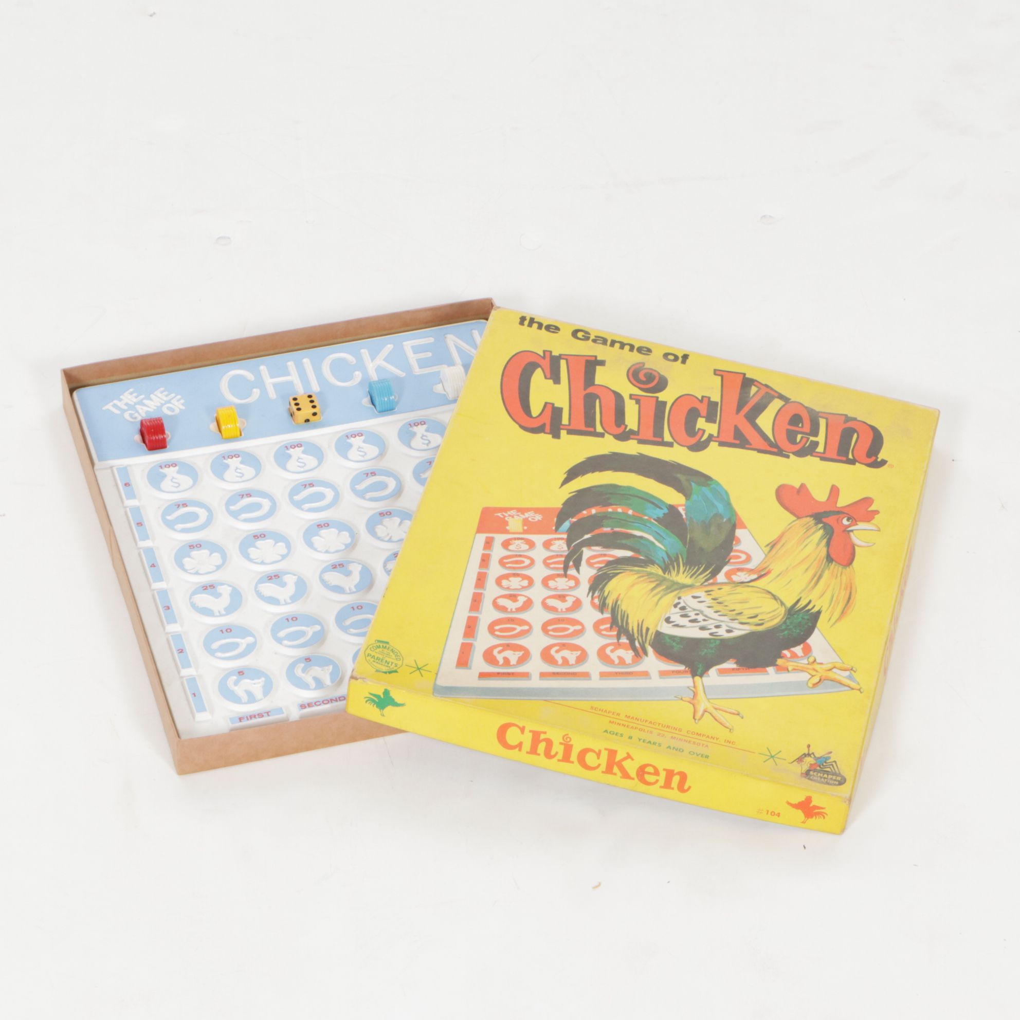 "Gone Birding", "Chicken", and More Themed Board Games, Mid to Late 20th Century
