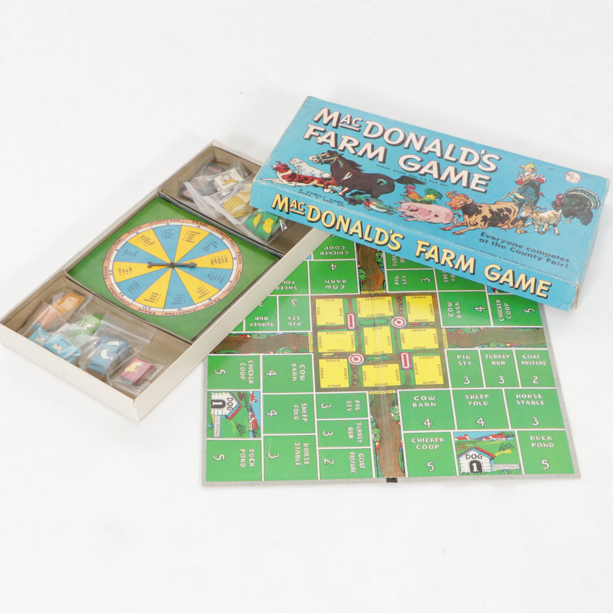 "Gone Birding", "Chicken", and More Themed Board Games, Mid to Late 20th Century