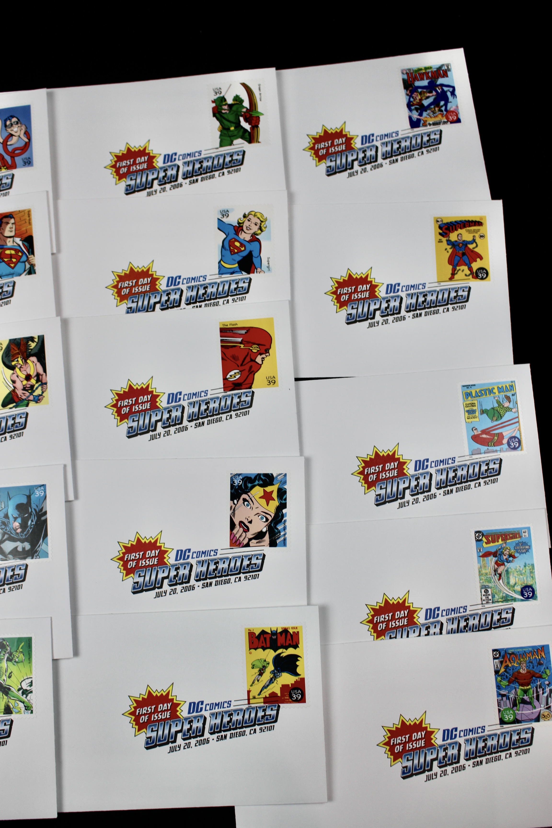 110 U.S. First Day Covers, All Unaddressed with Cachets