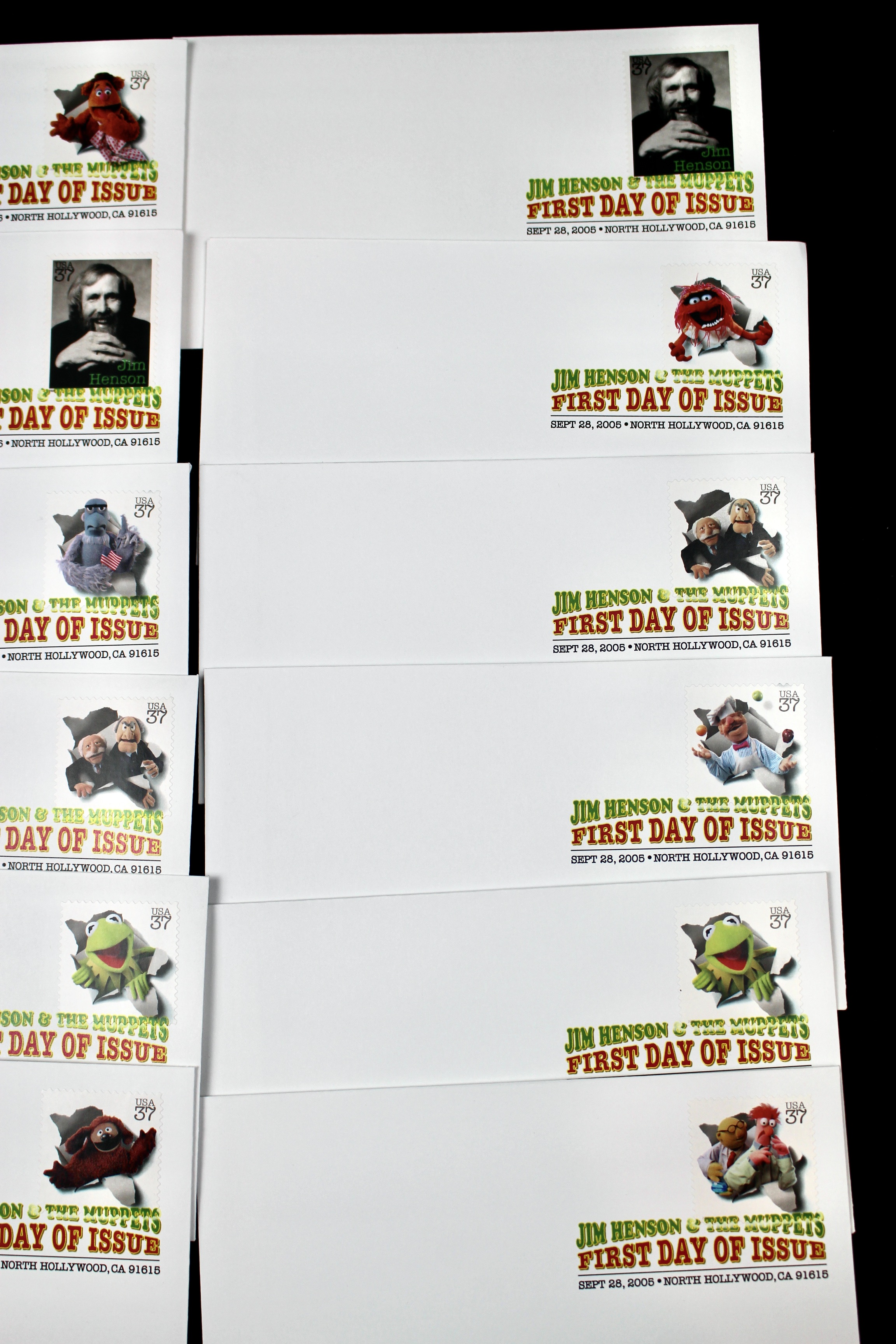 110 U.S. First Day Covers, All Unaddressed with Cachets