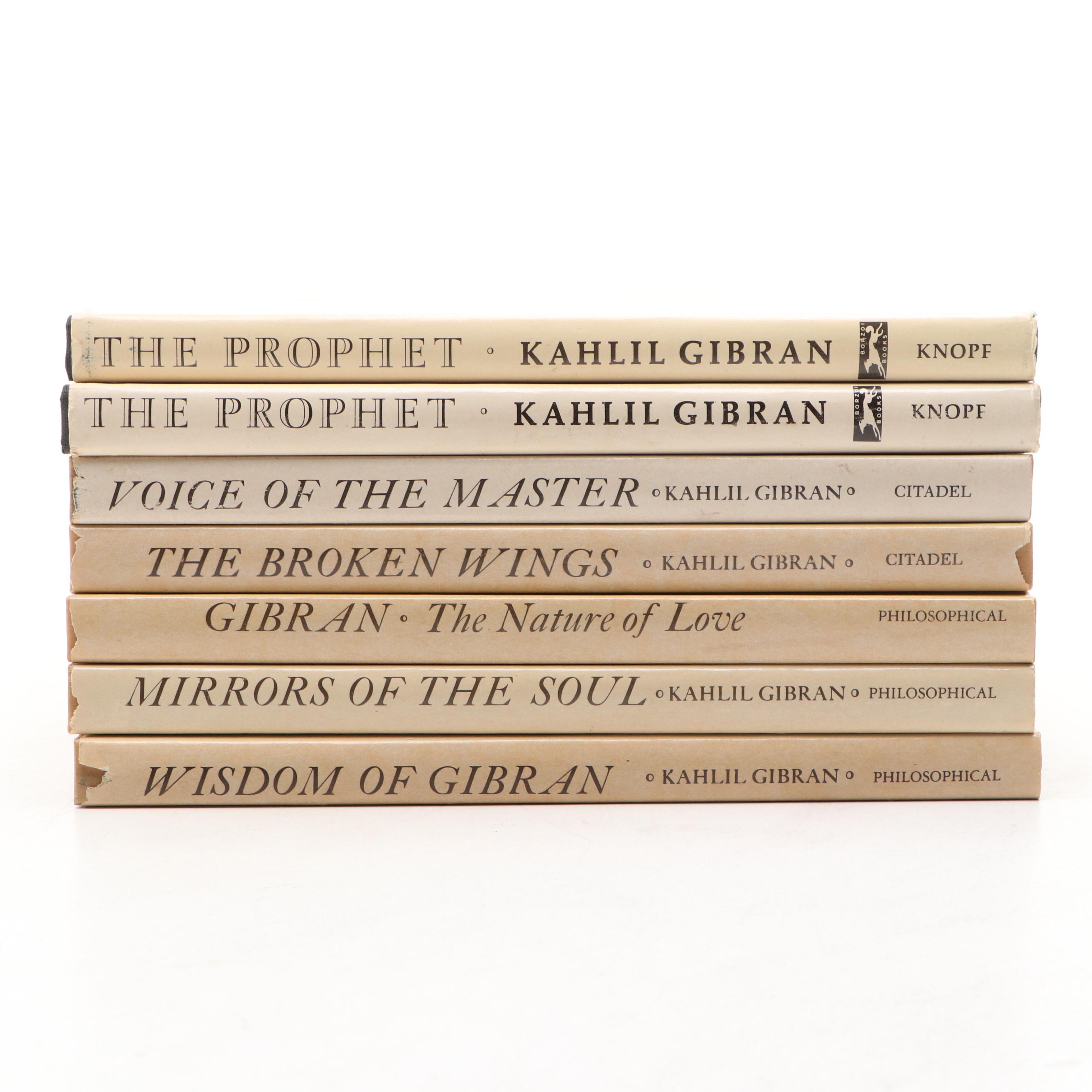 Illustrated "The Prophet" with More Poetry and Fiction Books by Kahlil Gibran