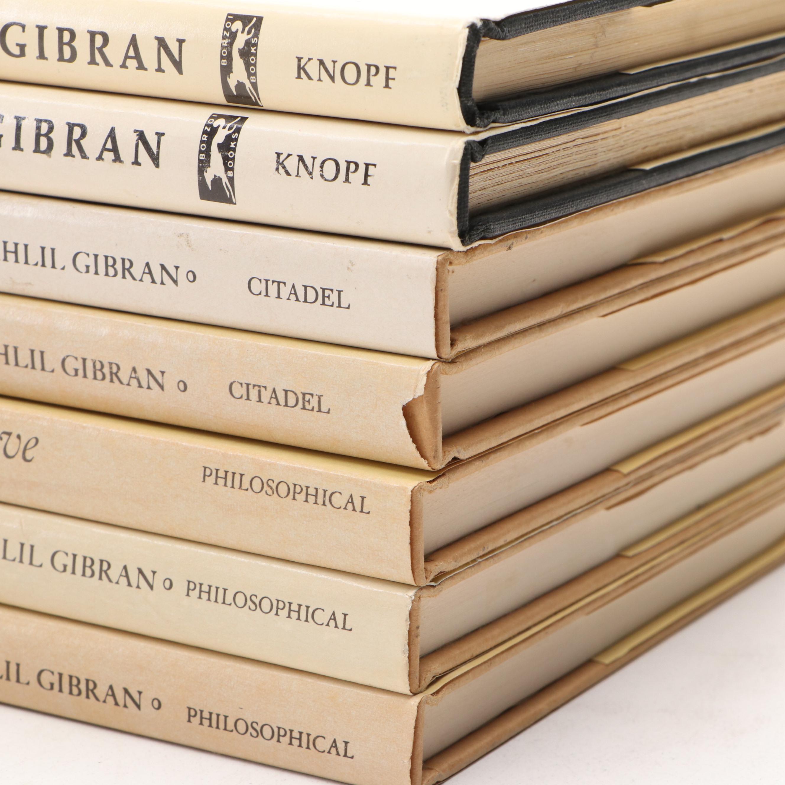 Illustrated "The Prophet" with More Poetry and Fiction Books by Kahlil Gibran