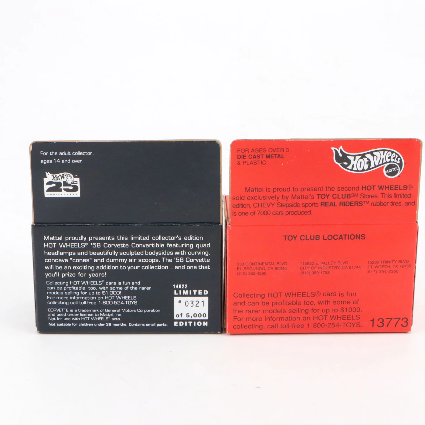 Mattel Hot Wheels Collector's Edition