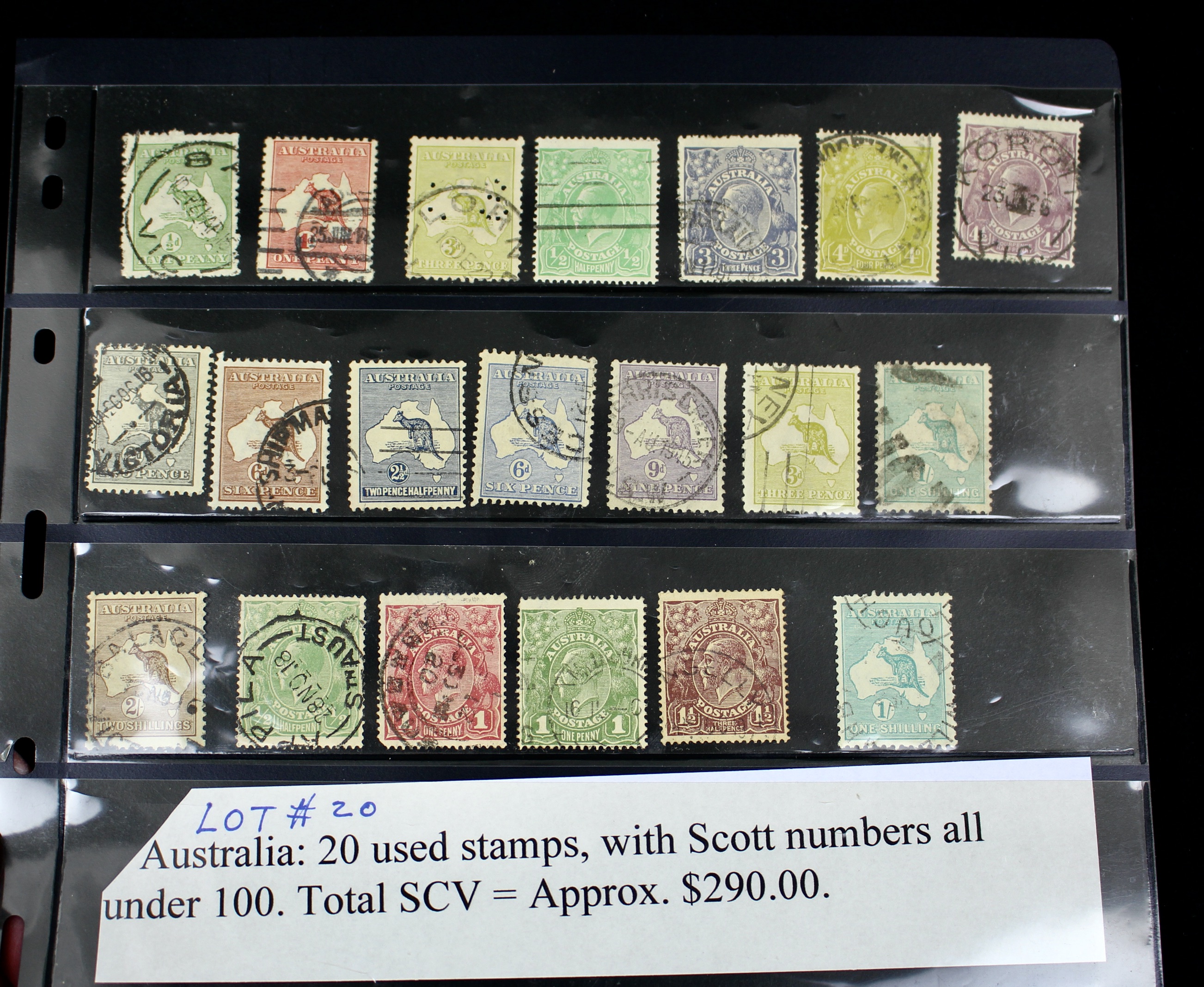 Australia Postage Stamp Collection, Mint and Used