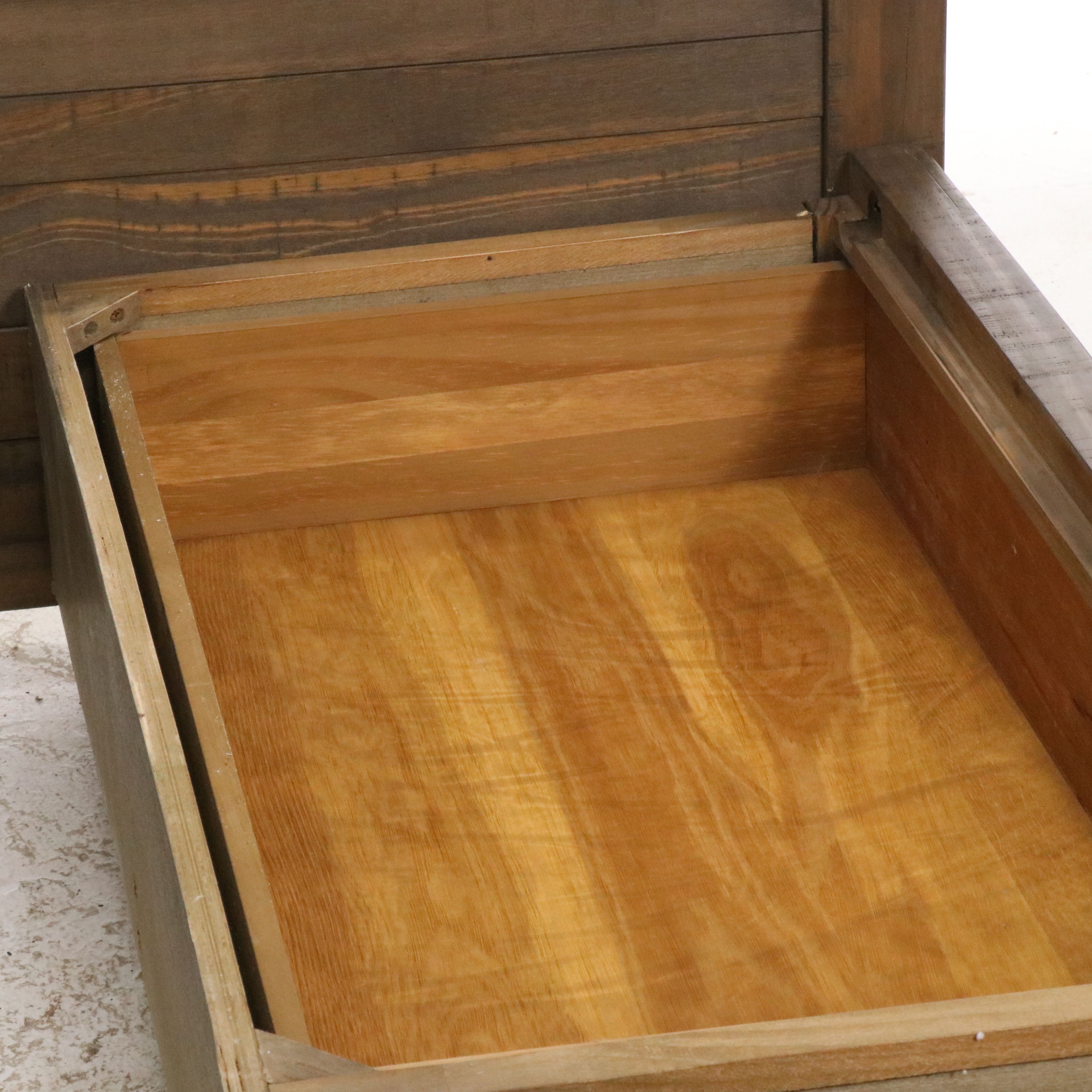 Restoration Hardware Mercantile Queen Size Storage Bed Frame