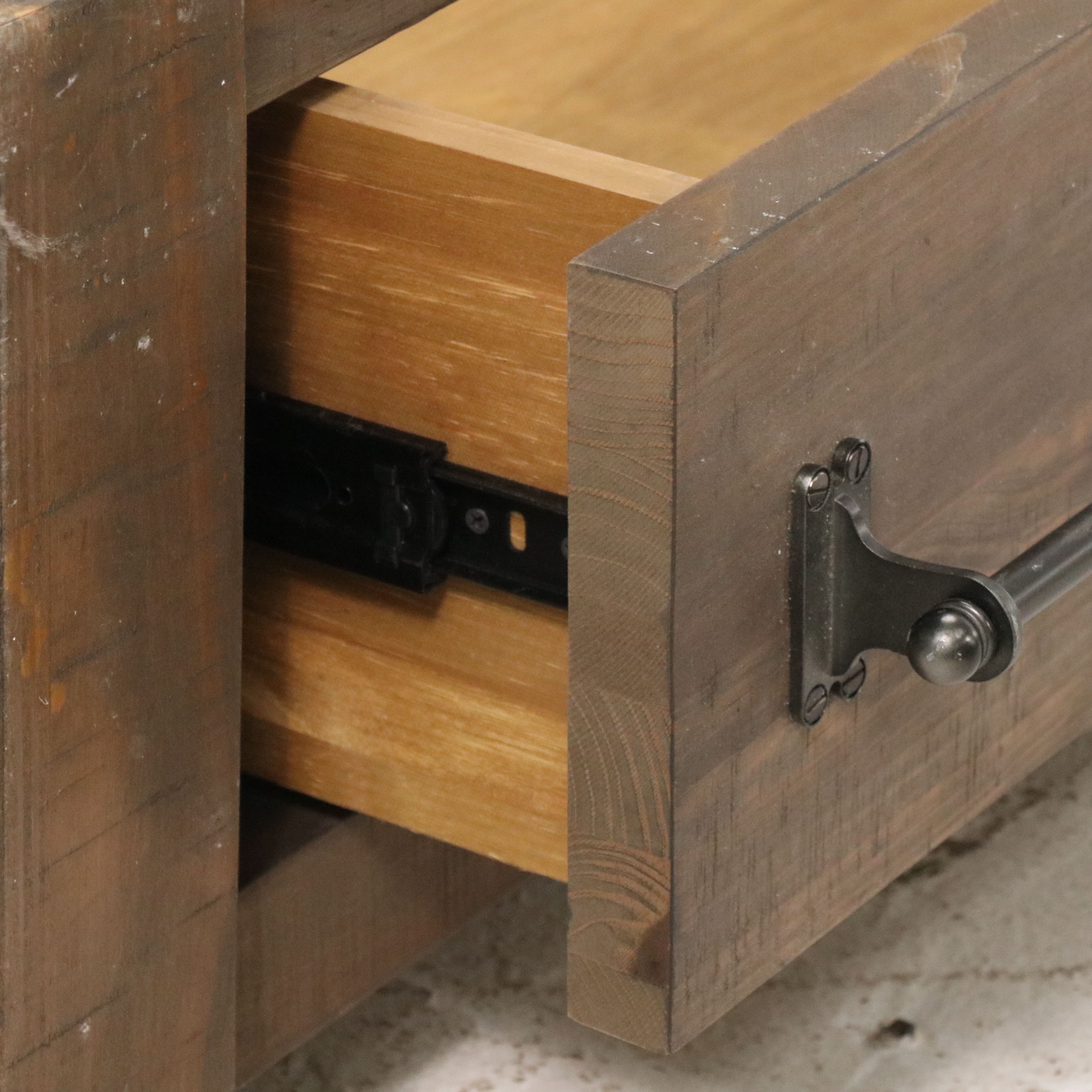 Restoration Hardware Mercantile Queen Size Storage Bed Frame