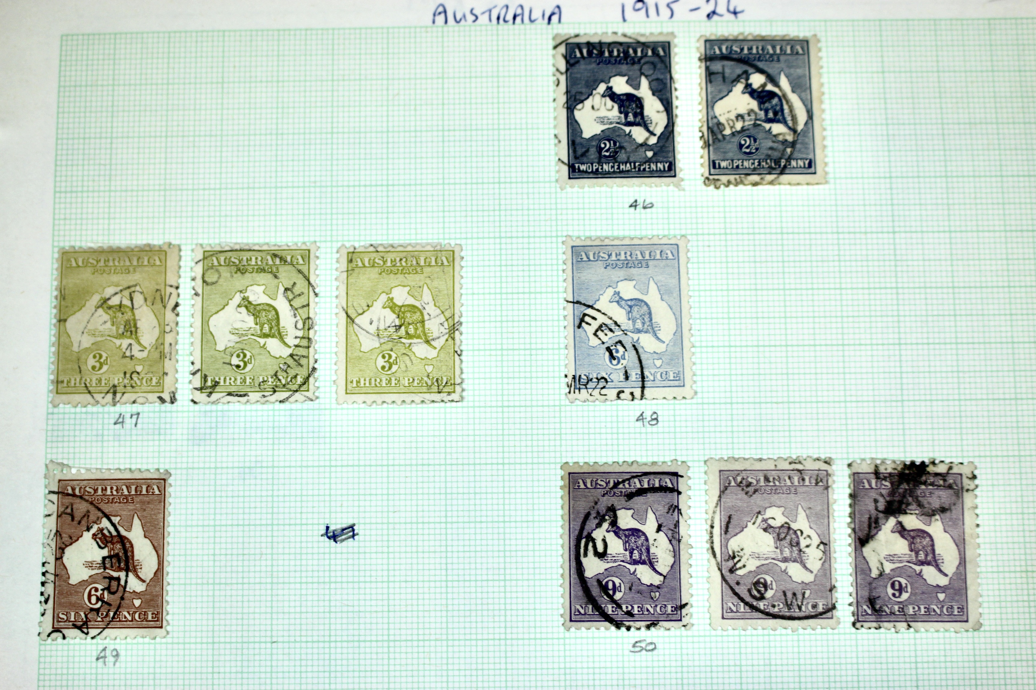 Australia Postage Stamp Collection, Mint and Used