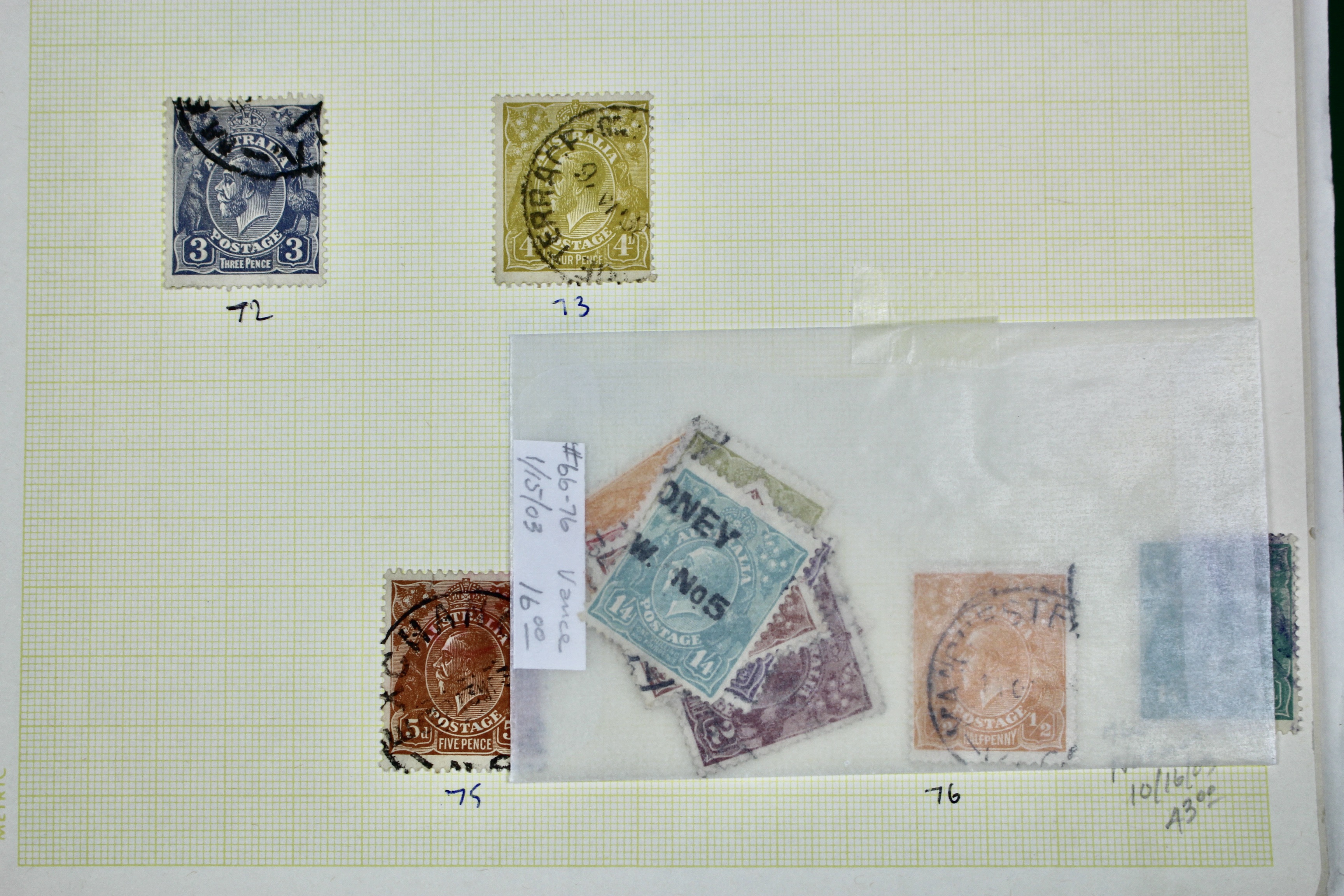 Australia Postage Stamp Collection, Mint and Used