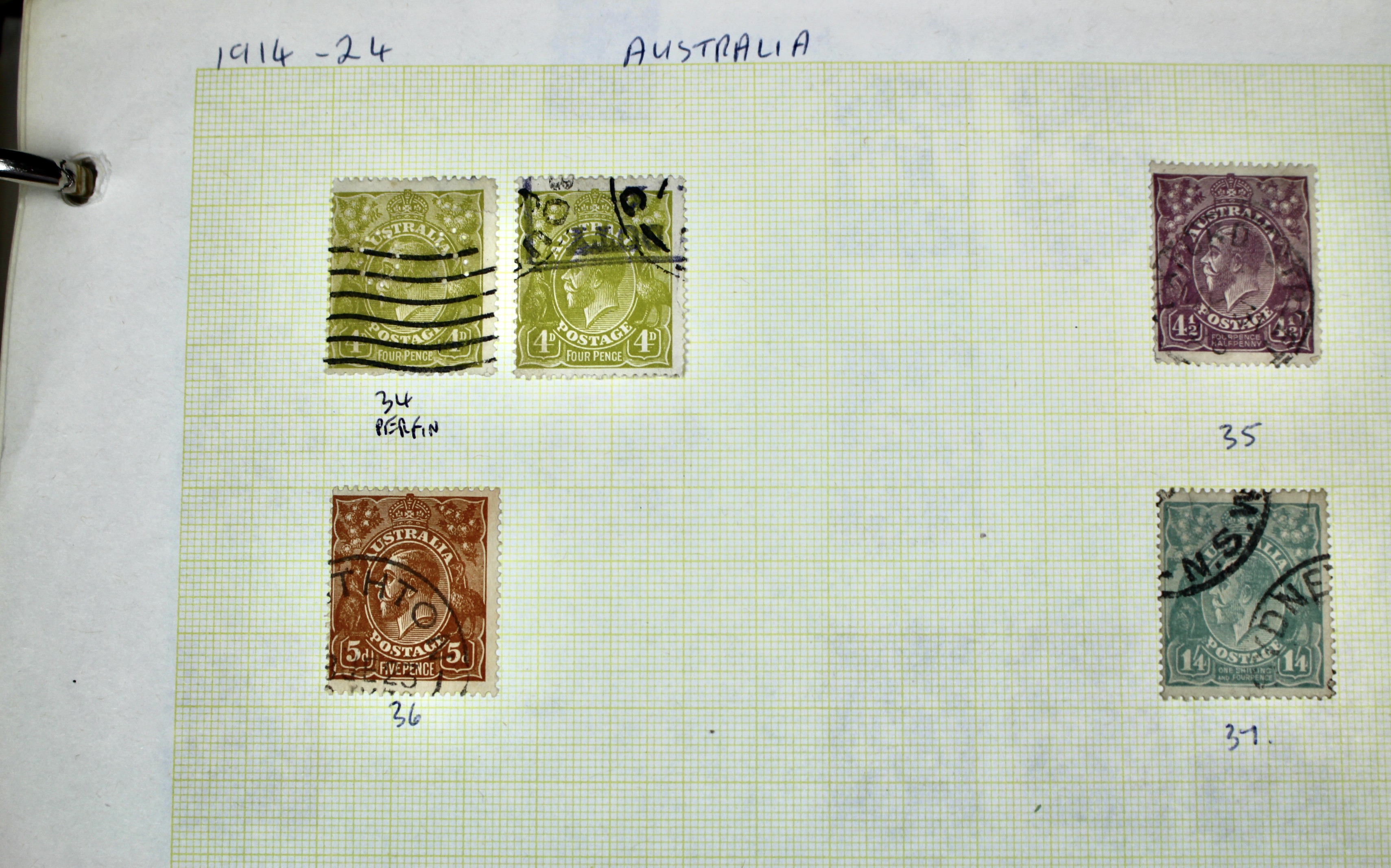 Australia Postage Stamp Collection, Mint and Used