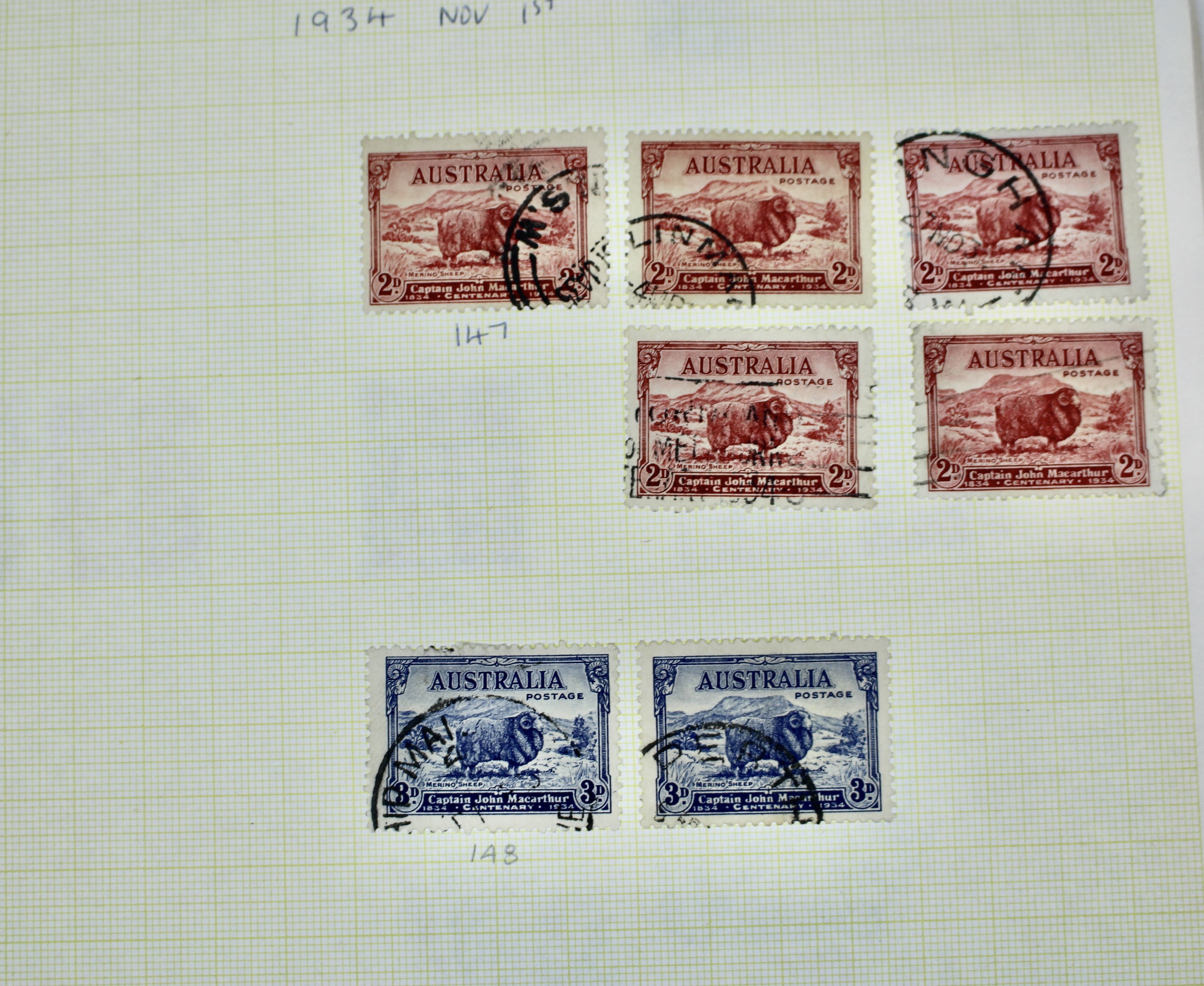 Australia Postage Stamp Collection, Mint and Used