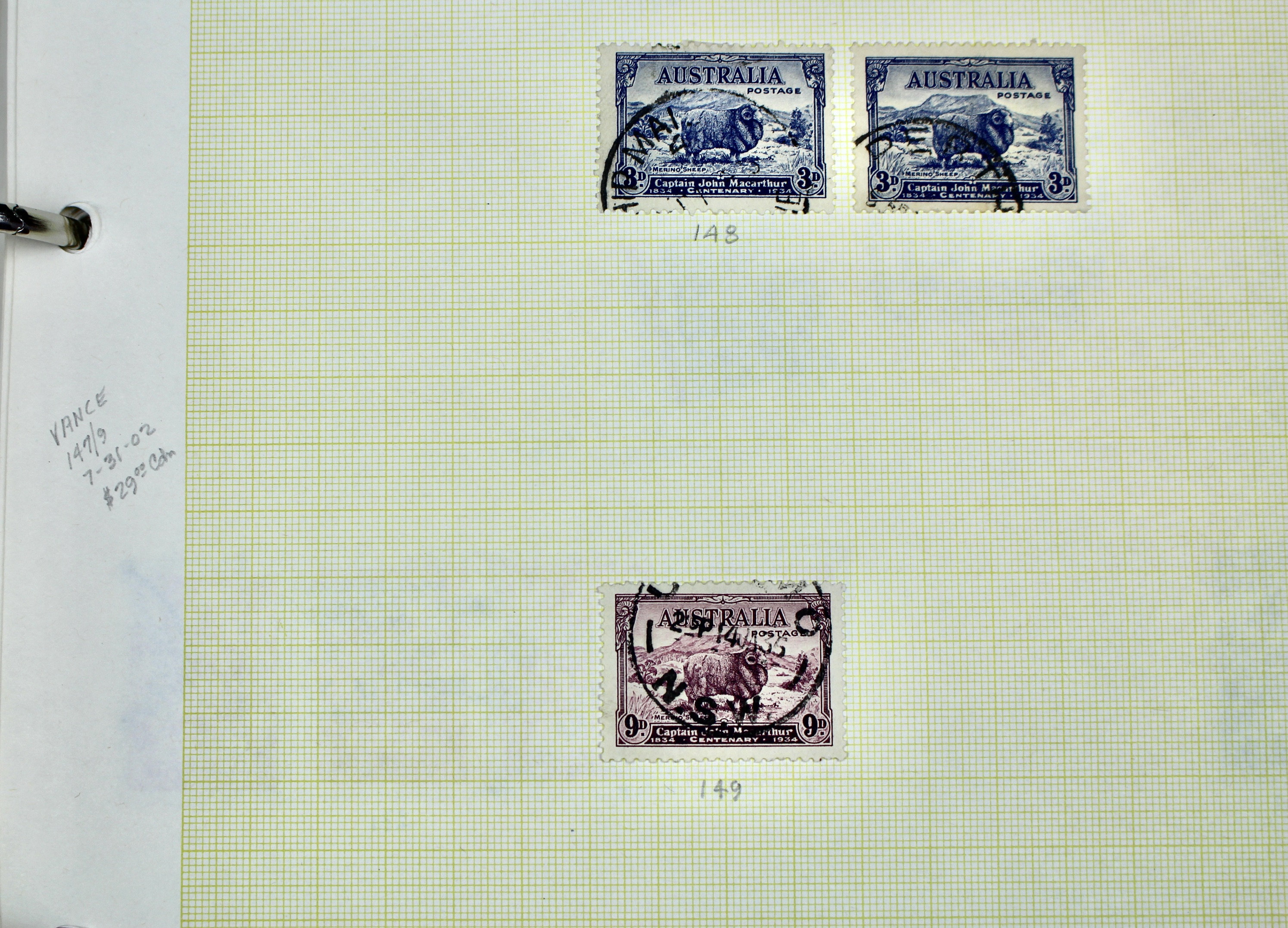 Australia Postage Stamp Collection, Mint and Used