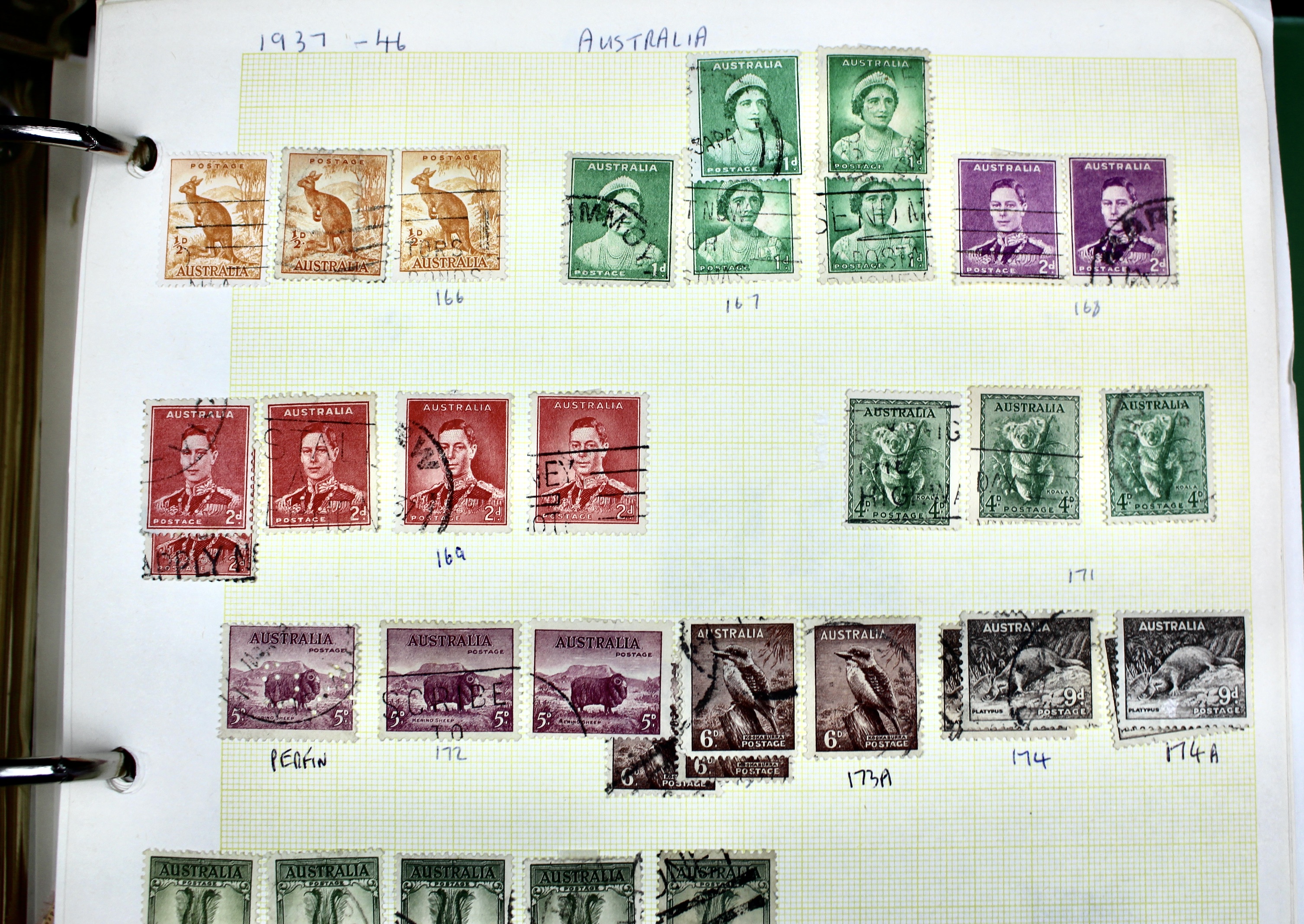 Australia Postage Stamp Collection, Mint and Used