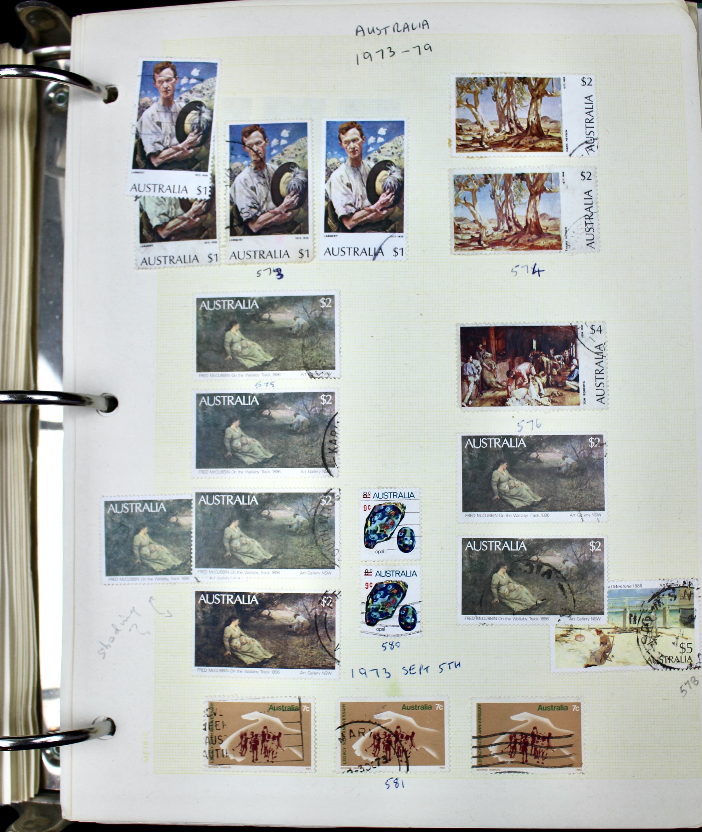 Australia Postage Stamp Collection, Mint and Used