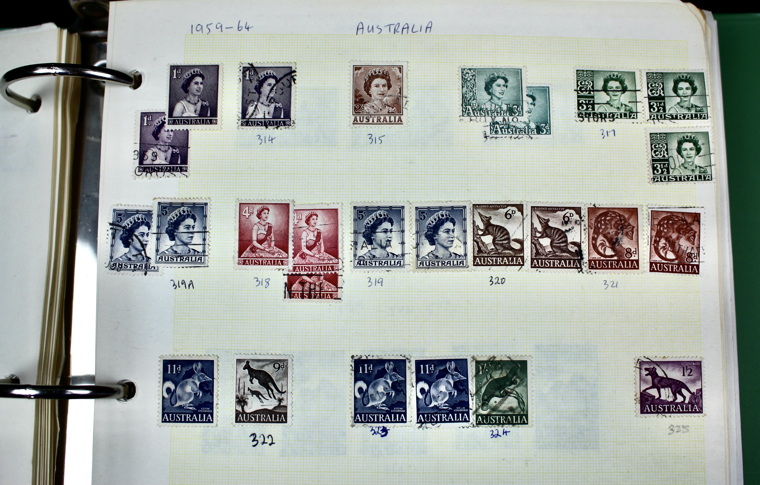 Australia Postage Stamp Collection, Mint and Used