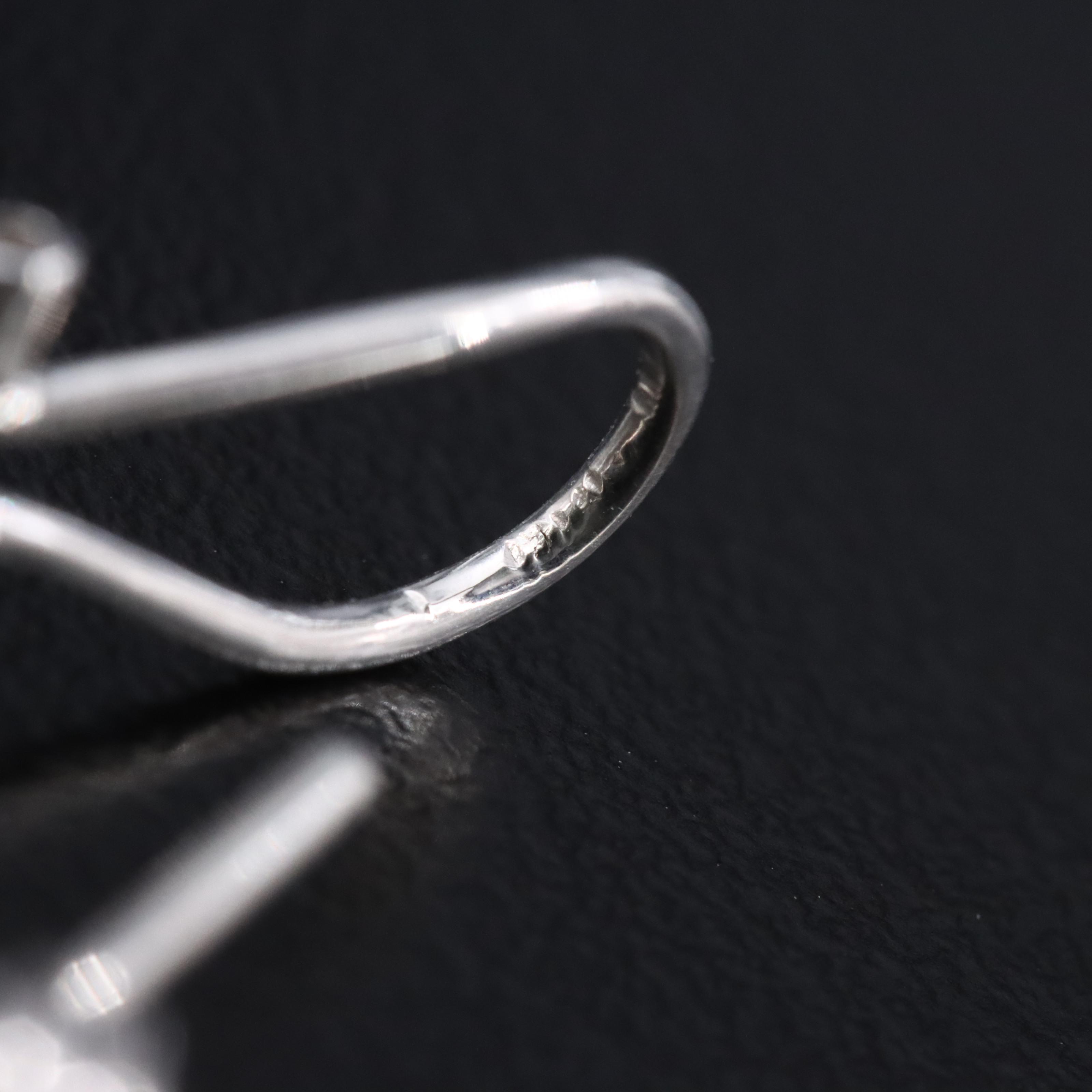 14K 0.60 CTW Diamond J Hoop Earrings