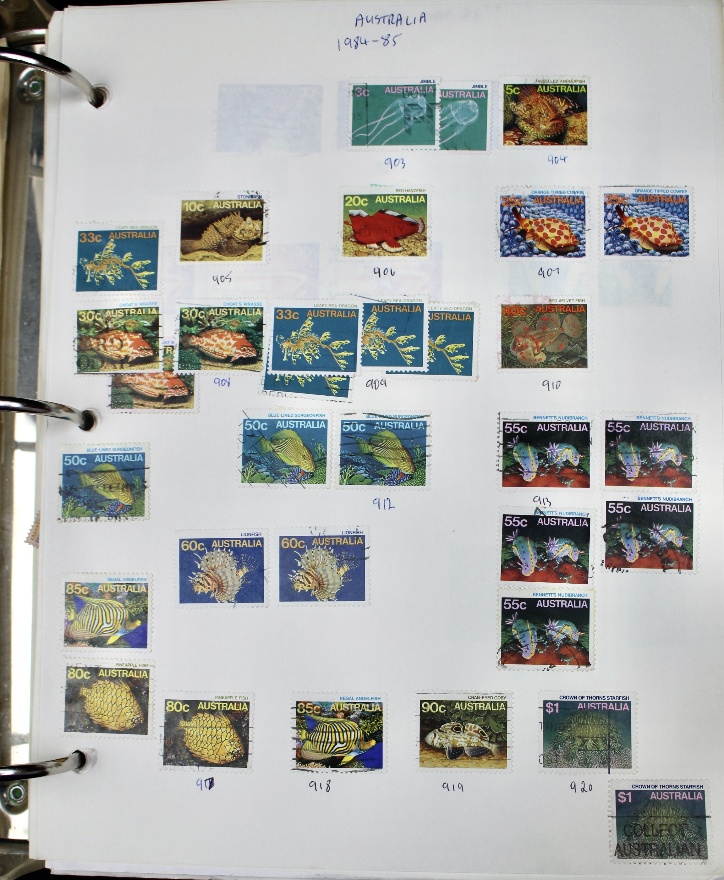 Australia Postage Stamp Collection, Mint and Used