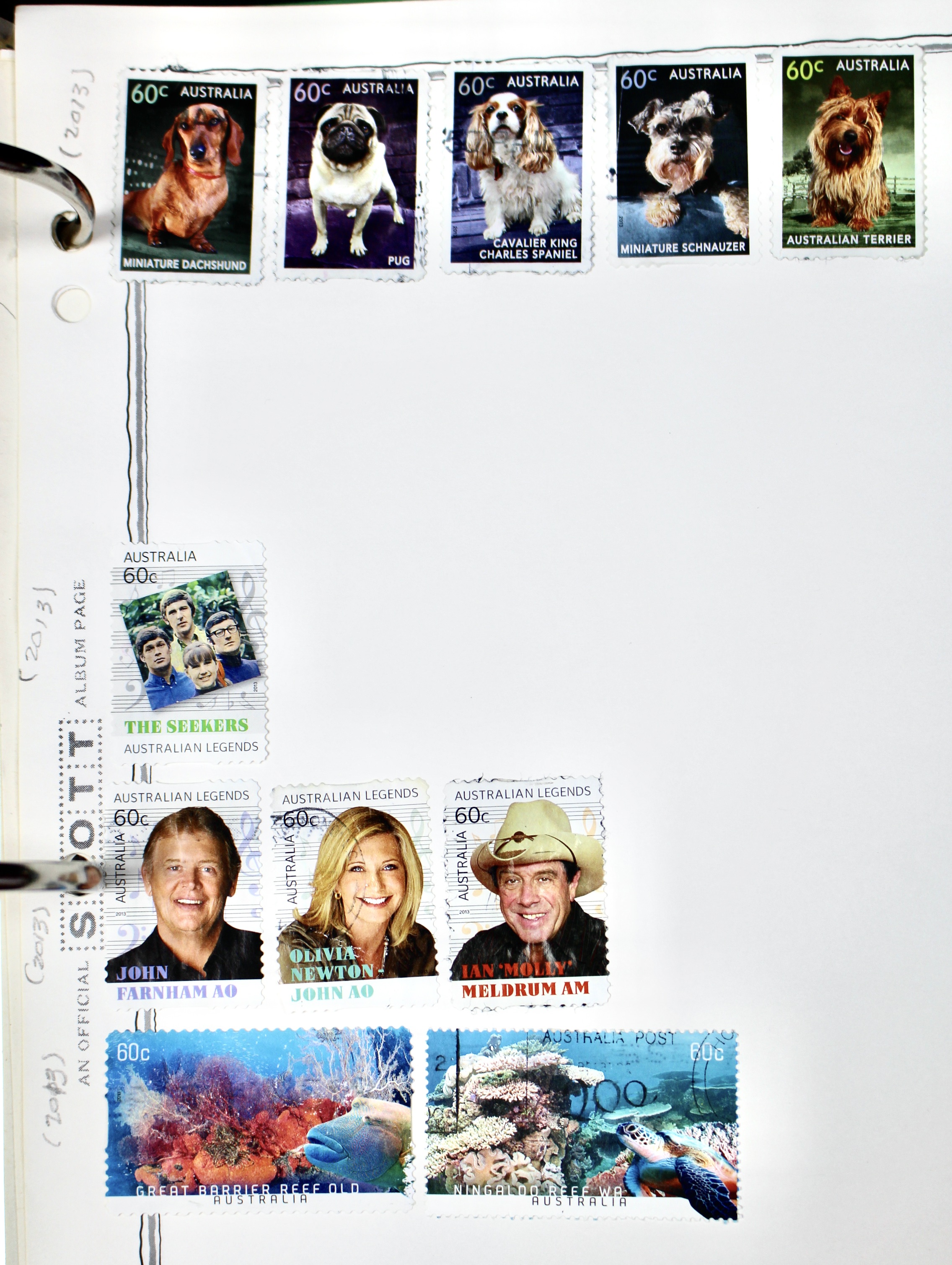 Australia Postage Stamp Collection, Mint and Used