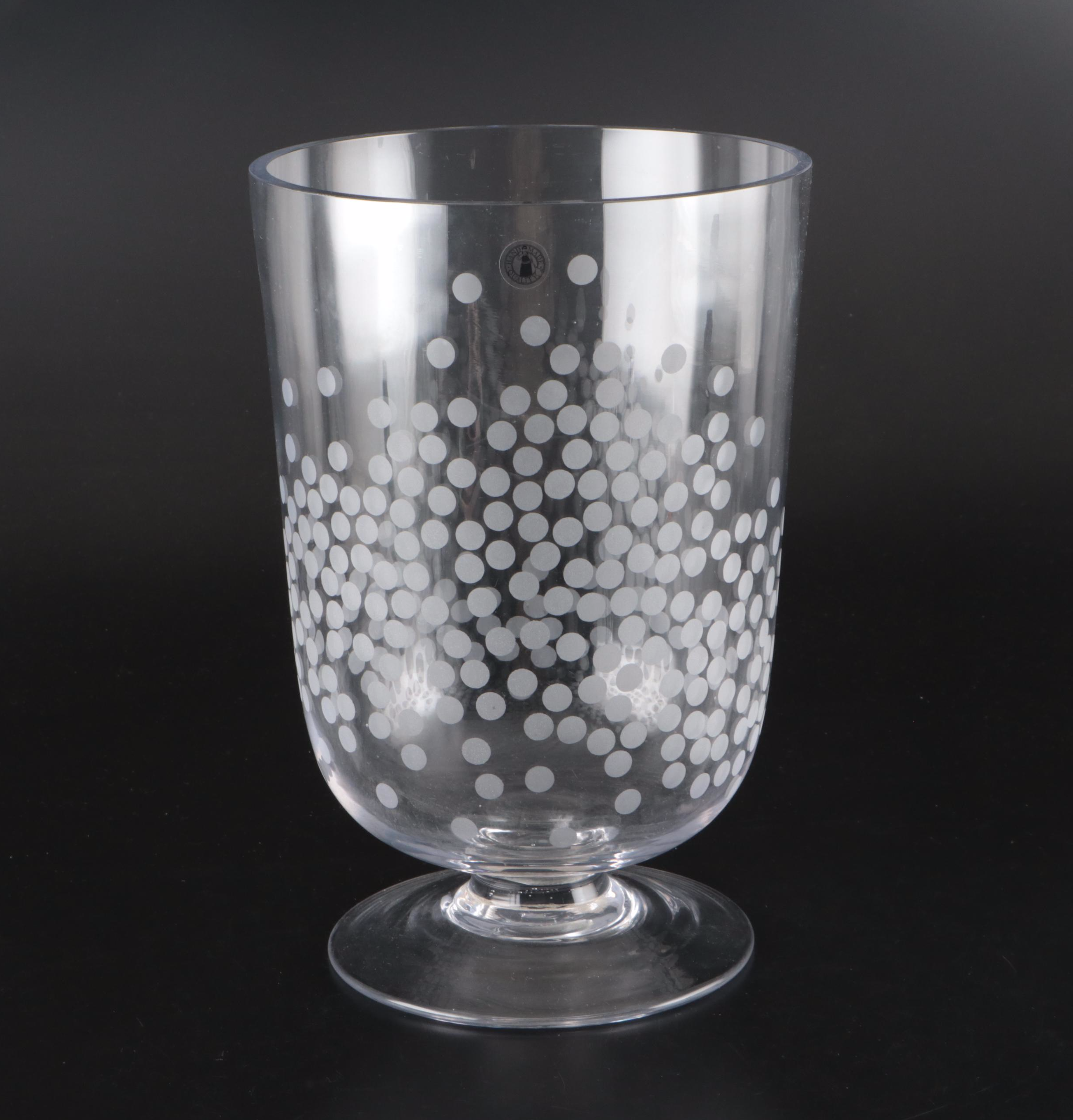 IKEA "Blomster" Blown Glass Vase with Emma Dafnäs Bud Vases