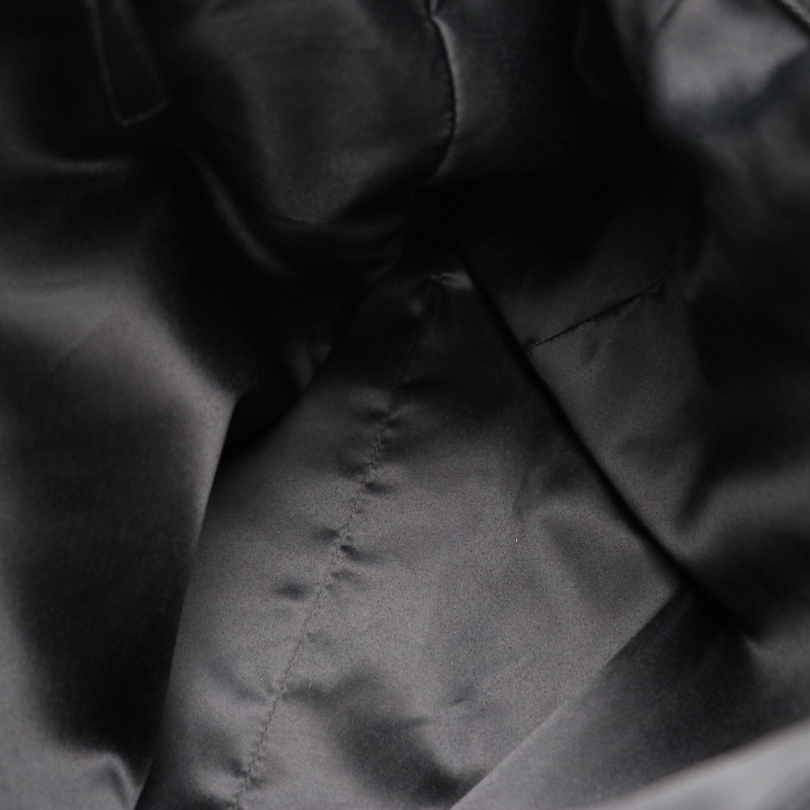 Miu Miu Studded Satchel Bag in Black Leather