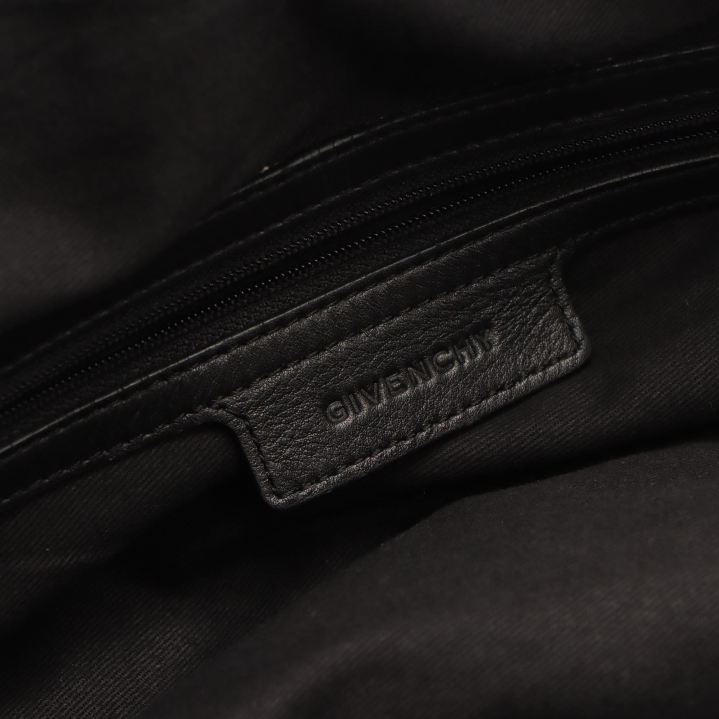 Givenchy Medium Nightingale Two-Way Satchel in Studded Nylon and Leather Trim